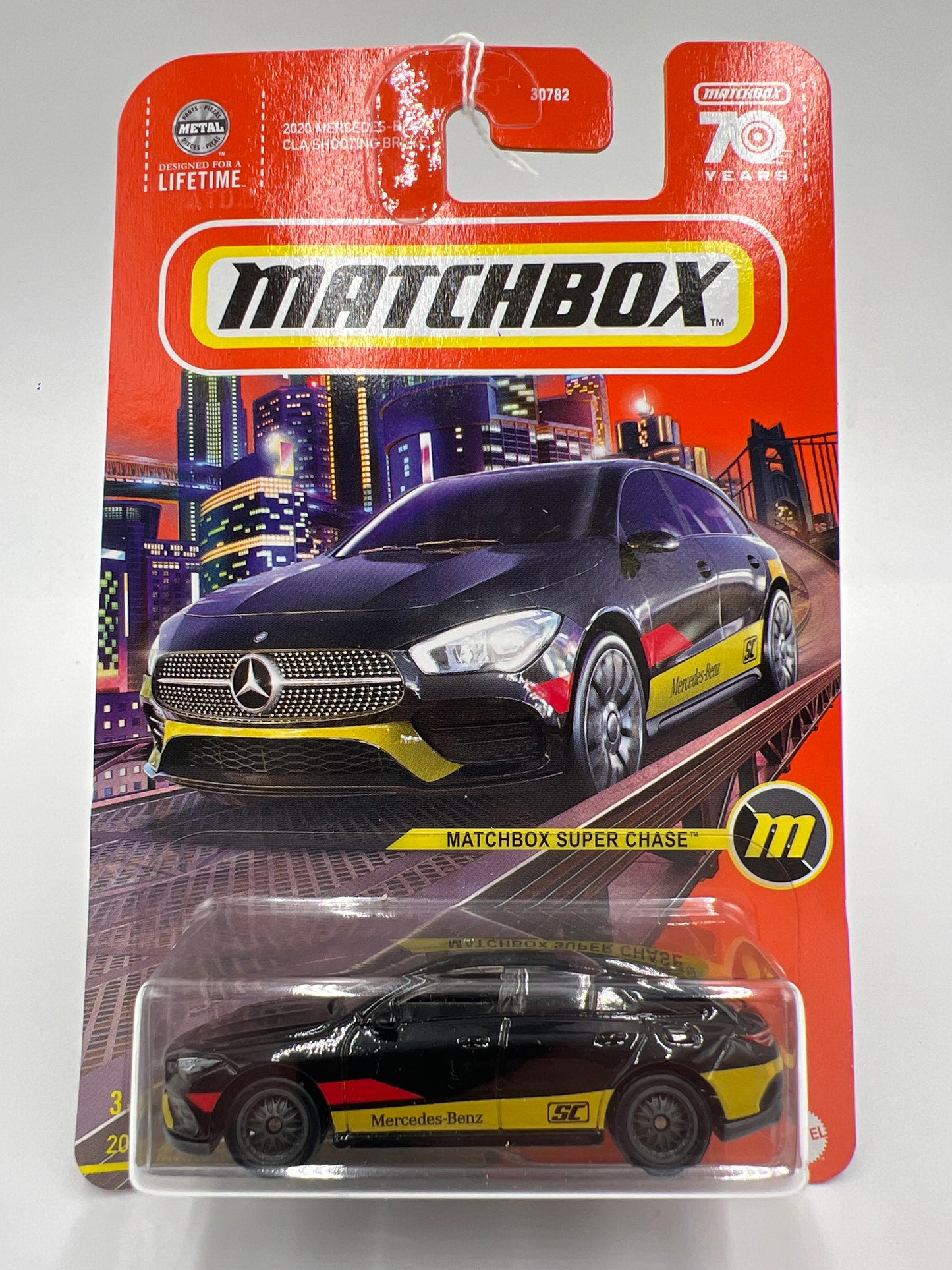 Matchbox Super Chase 2020 Mercedes-Benz CLA Shooting Brake Black
