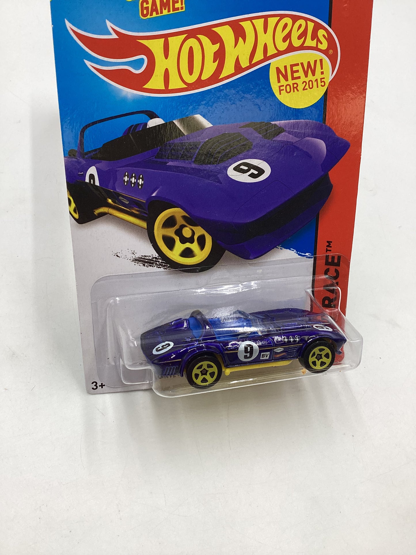 2015 Hot Wheels HW Race #179 Corvette Grand Sport Roadster Blue 1C