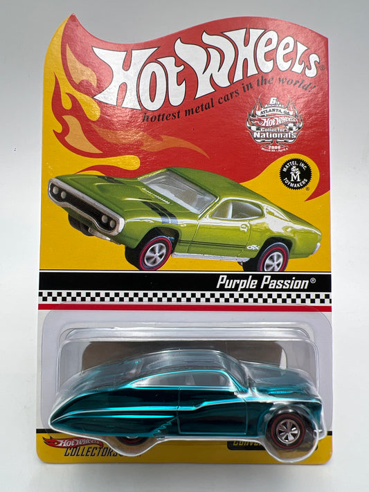 2006 Hot Wheels 6th Annual Collectors Nationals Purple Passion Blue W/Protector