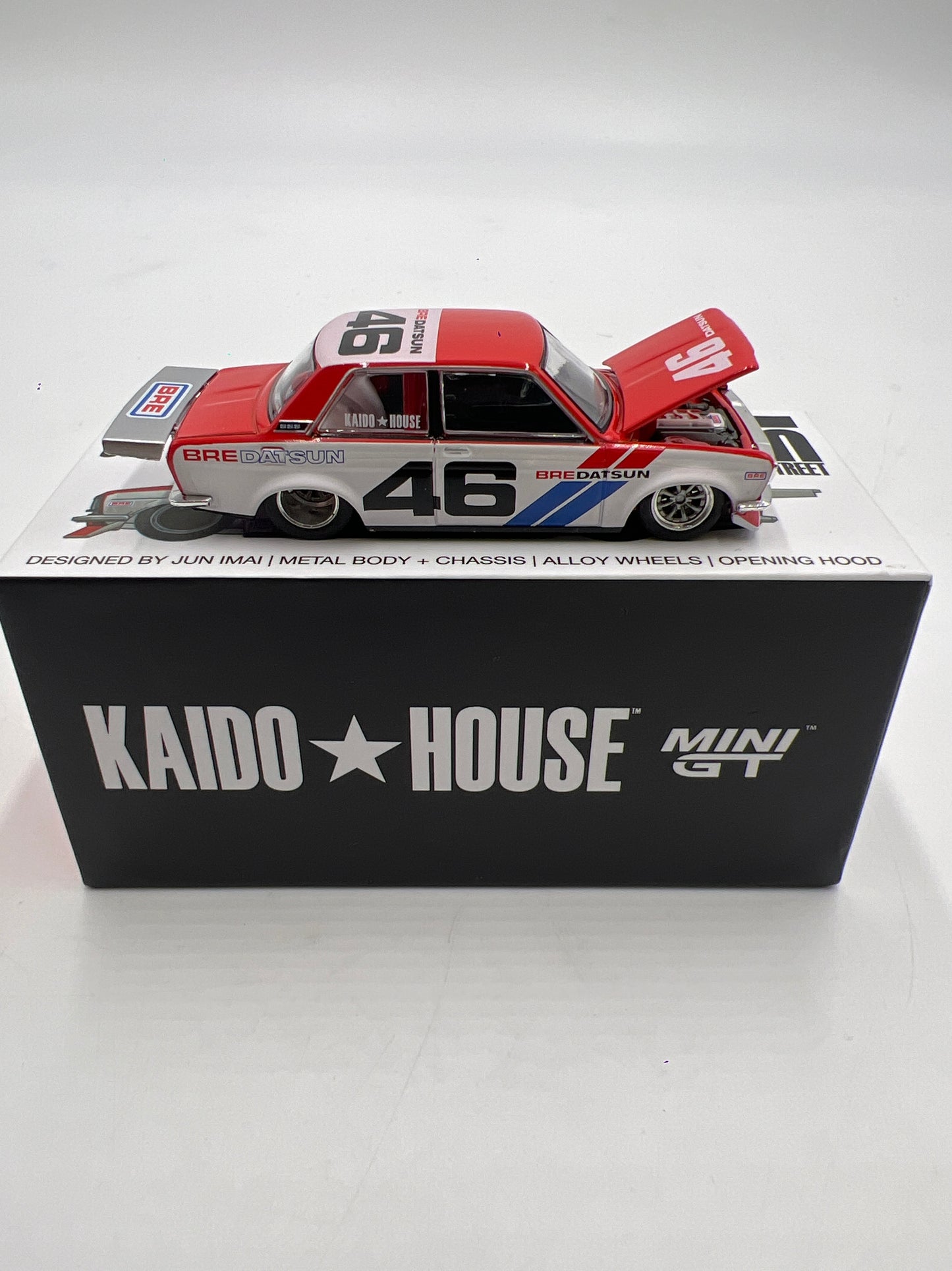 Mini GT Kaido House #003 Datsun 510 Pro Street BRE510 V2