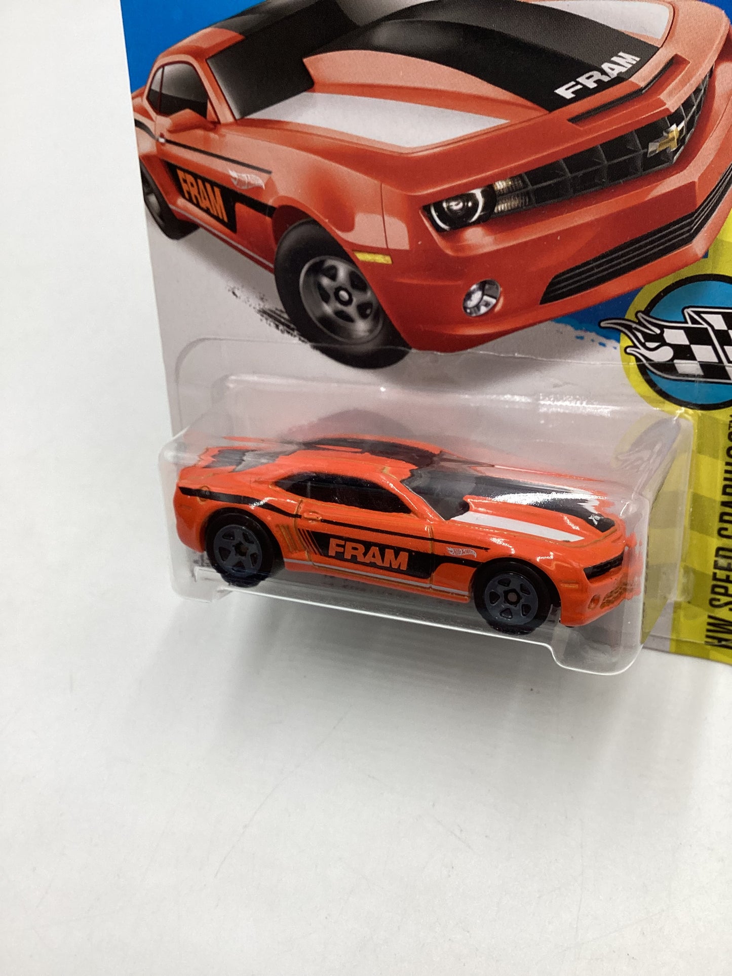 2016 Hot Wheels #179 Orange 13 Chevrolet Copo Camaro 7i