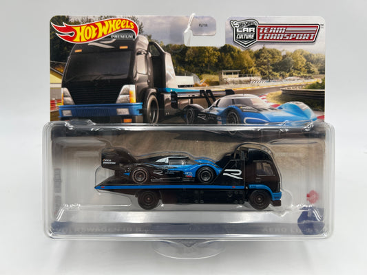Hot Wheels Team Transport #35 Volkswagen ID R & Aero Lift