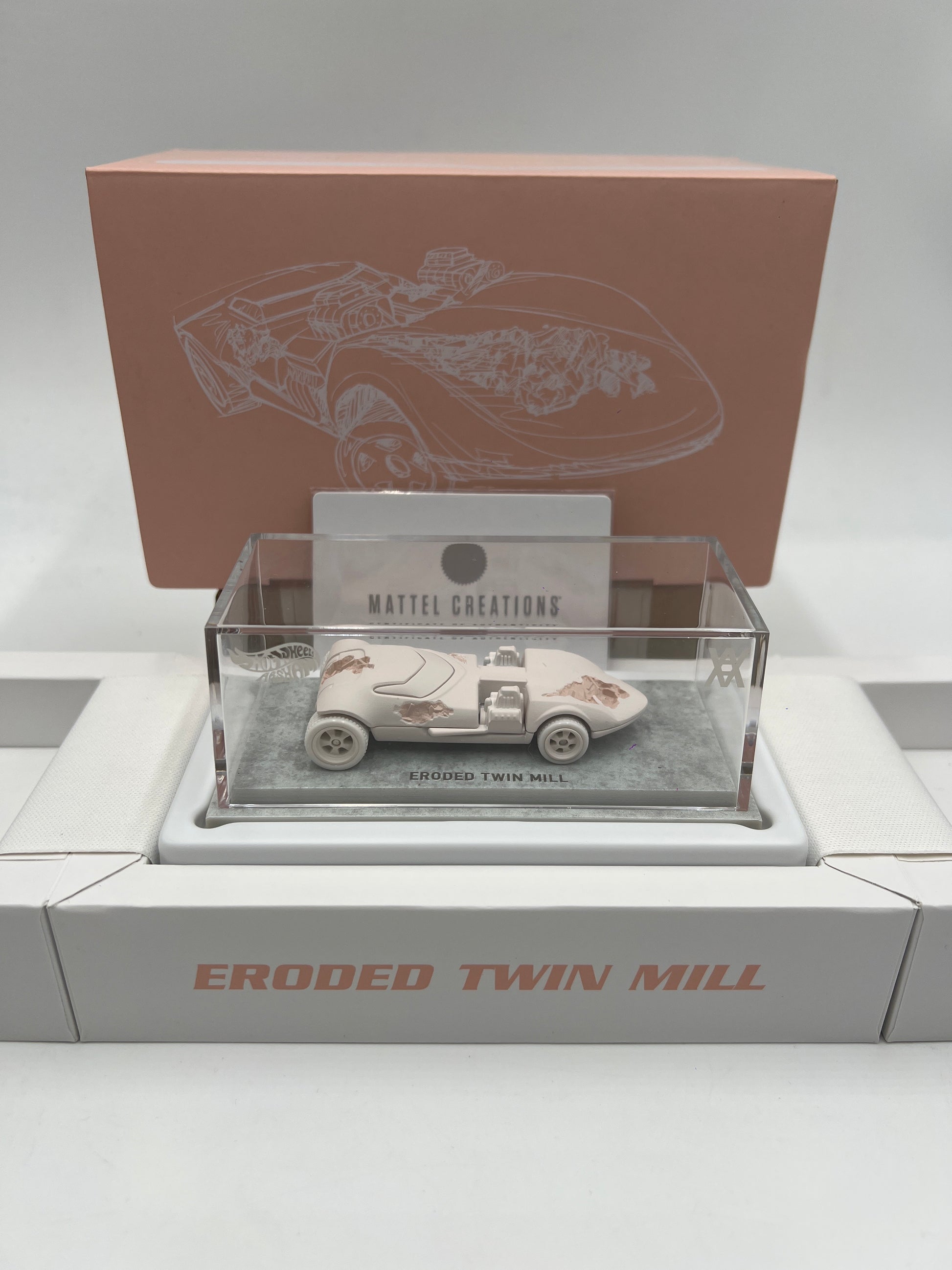 Lot De 2 Hot Wheels X Daniel Arsham - Eroded Cars - 1/64 - Mustang - Neuves