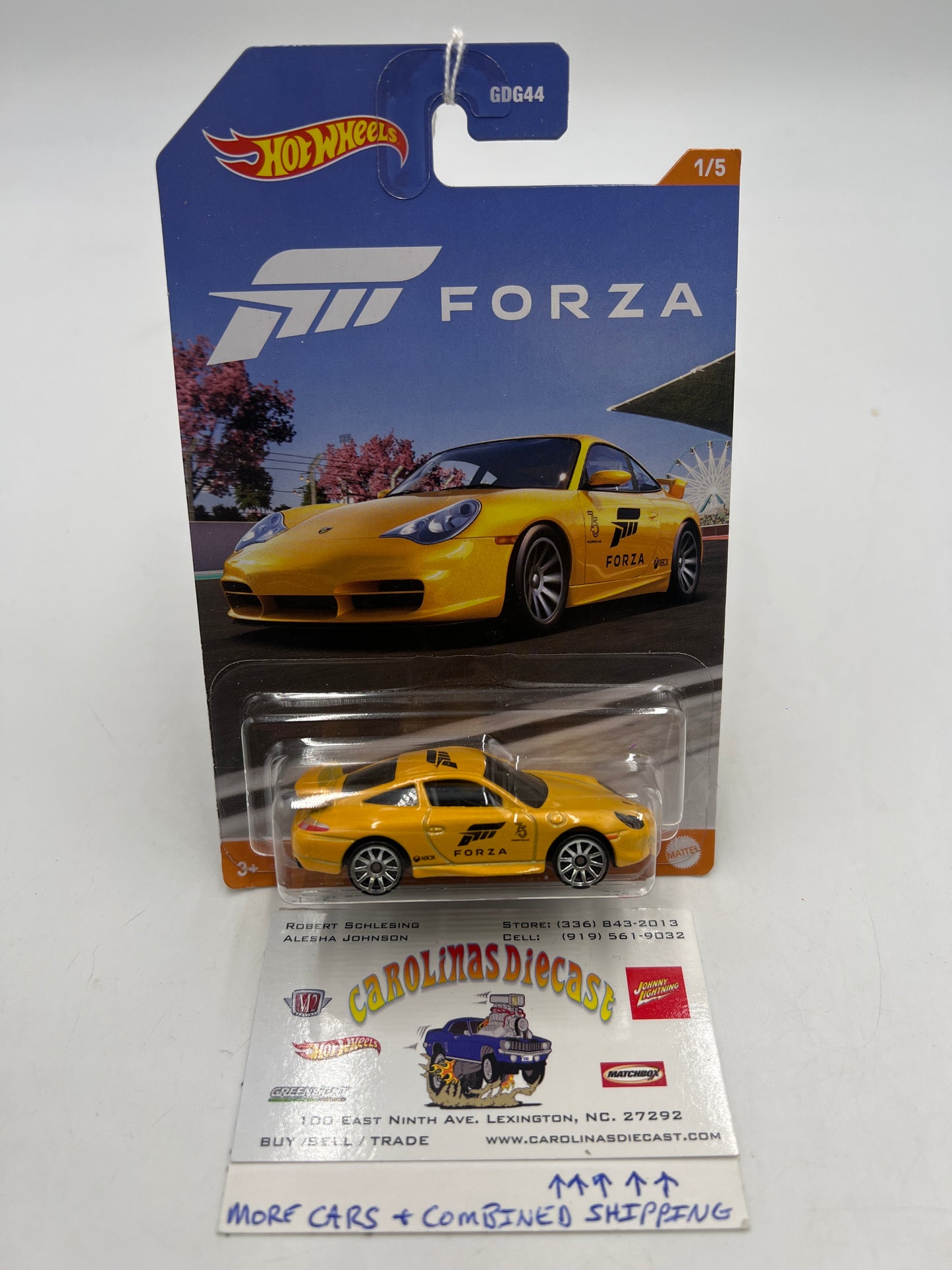 2023 Hot wheels Walmart Exclusive Forza #1 Porsche 911 GT3 157i