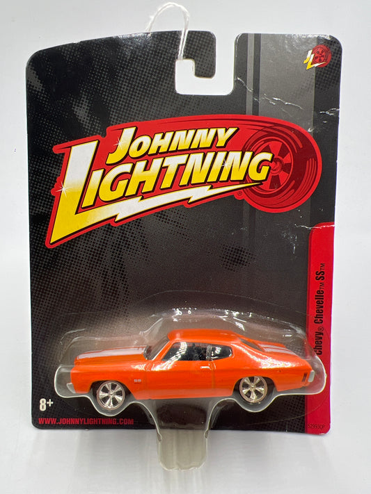 Johnny Lightning Small Card 1970 Chevy Chevelle SS Orange 217D