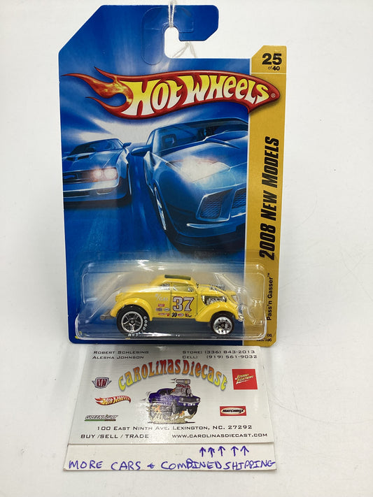 2008 Hot Wheels New Models #25 Pass N Gasser Yellow 56E