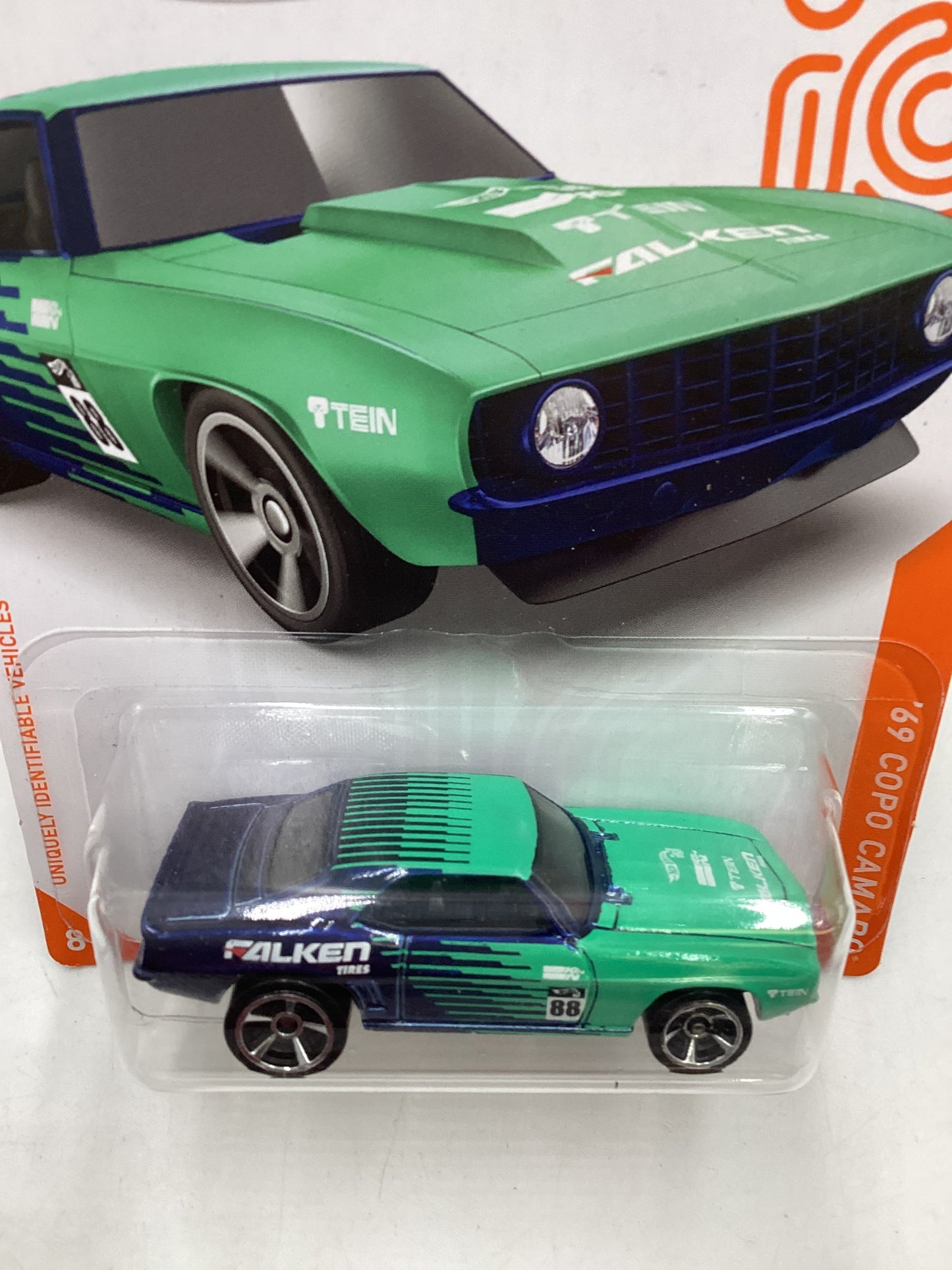 2021 Hot Wheels ID 5/8 69 Copo Camaro with protector