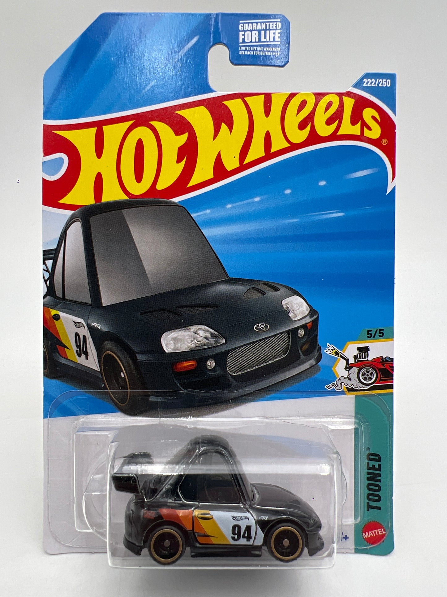 2026 Hot Wheels K Case Super Treasure Hunt #222 94 Toyota Supra Black W/Protector