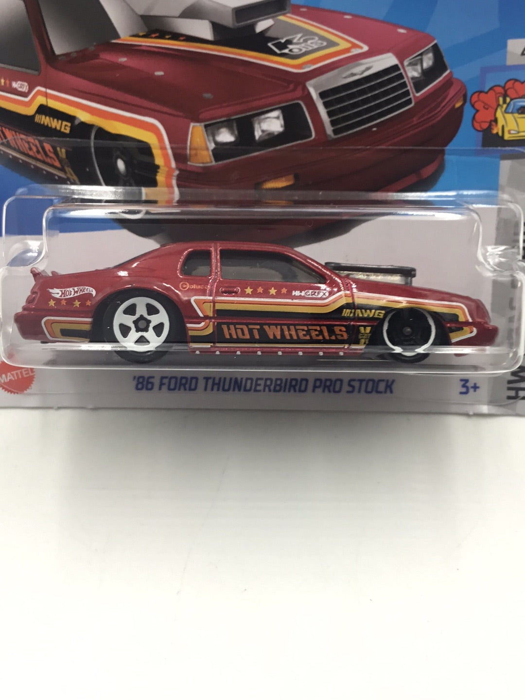 2023 hot wheels N Case Short Card #107 86 Ford Thunderbird Pro Stock WW9