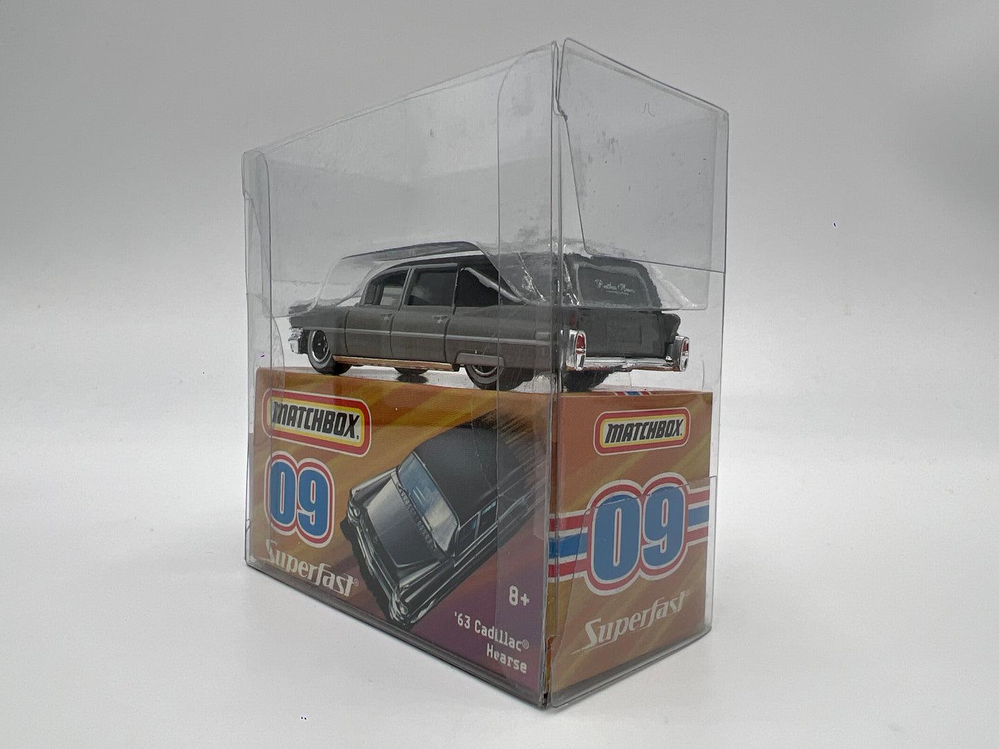 Matchbox Superfast #9 63 Cadillac Hearse Gray