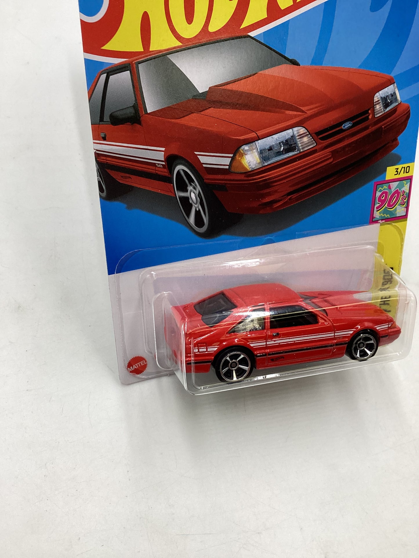 2024 Hot Wheels #194 92 Ford Mustang Red 19B