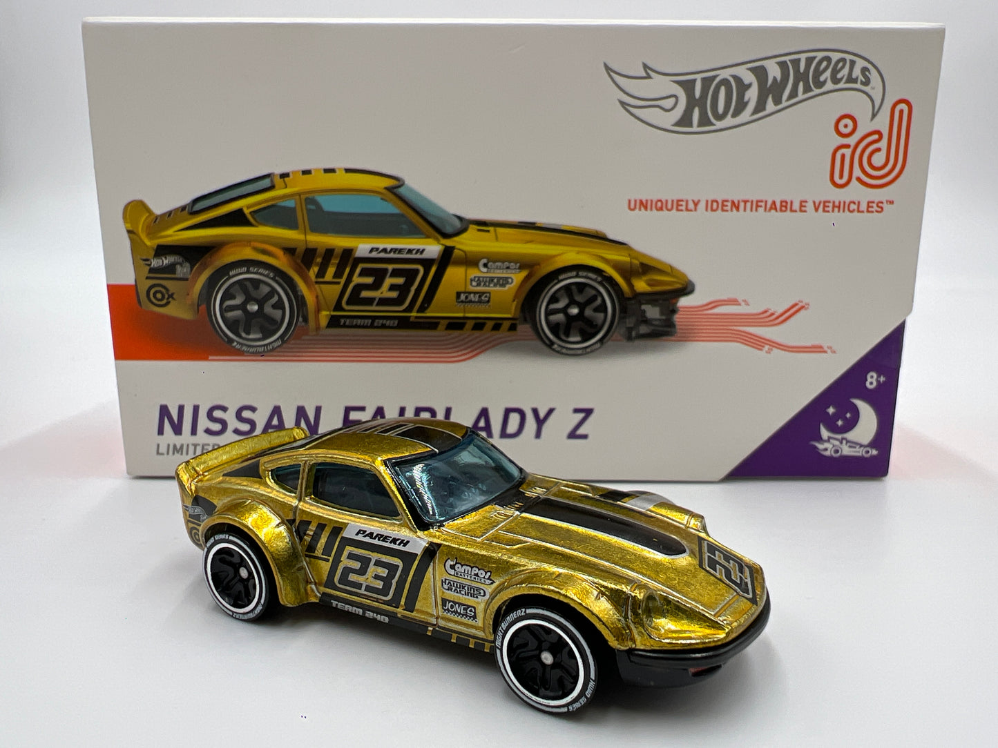 Hot Wheels iD Nightburnerz Series 2 #2 Nissan Fairlady Z Gold Opened