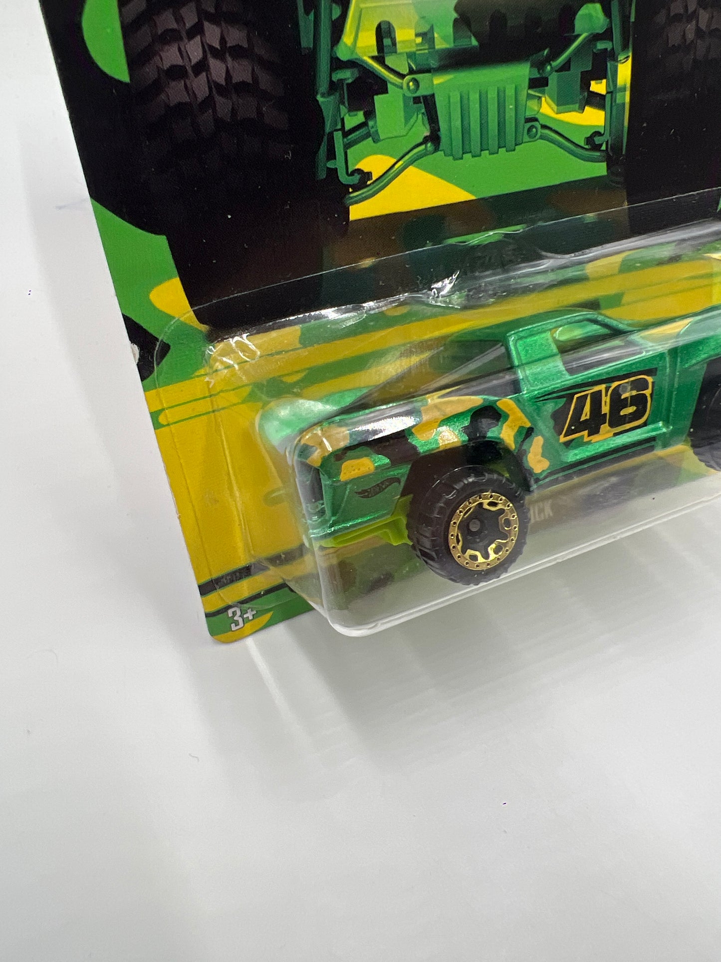 Hot Wheels Walmart Camouflage Series #7 Baja Truck Green 161E
