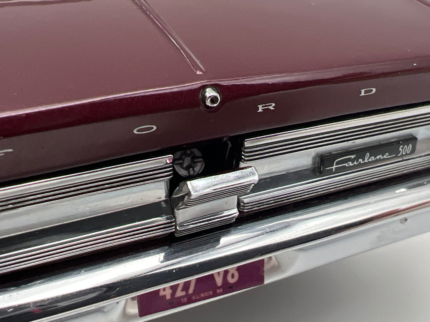 Precision 100 Collection 1:18 Scale Loose 1964 Ford Fairlane Thunderbolt 427 Dark Red