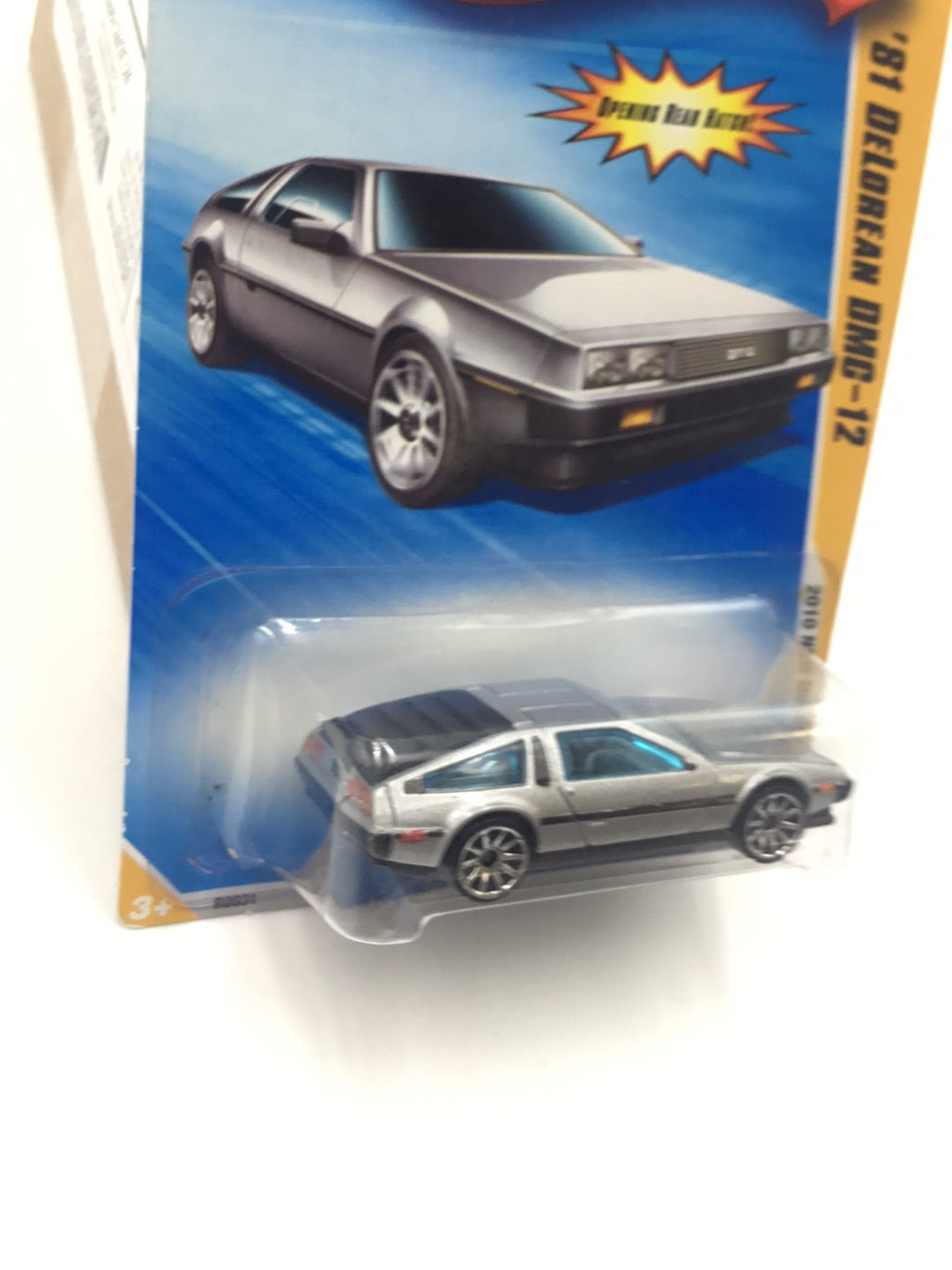 2010 Hot Wheels #5 81 DeLorean DMC-12 silver W1