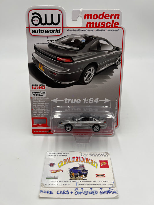 Auto World Modern Muscle Release 4 Version A 1993 Dodge Stealth R/T Dark Silver 184B