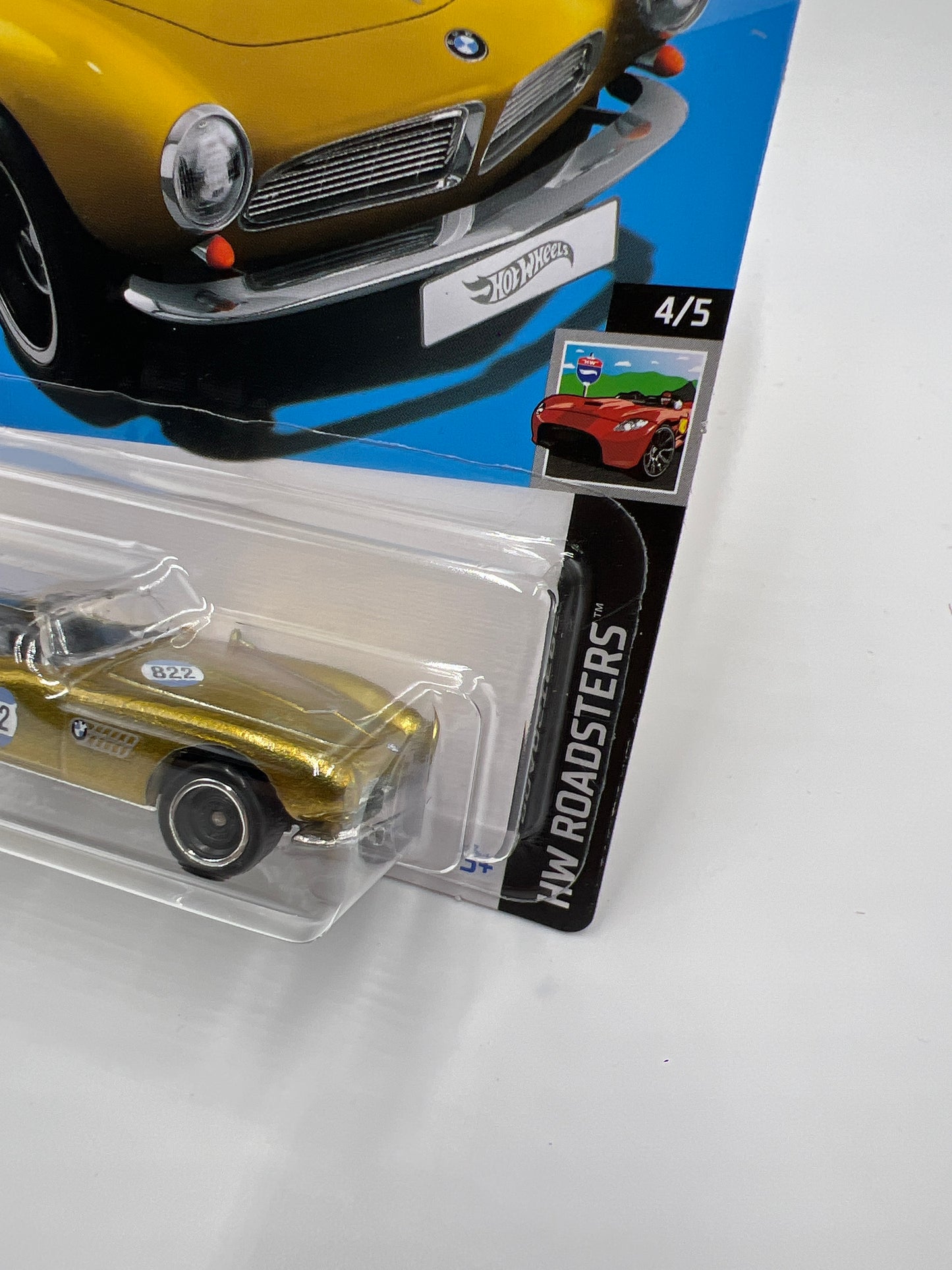 2024 Hot Wheels Super Treasure Hunt #67 BMW 507 Gold W/Protector