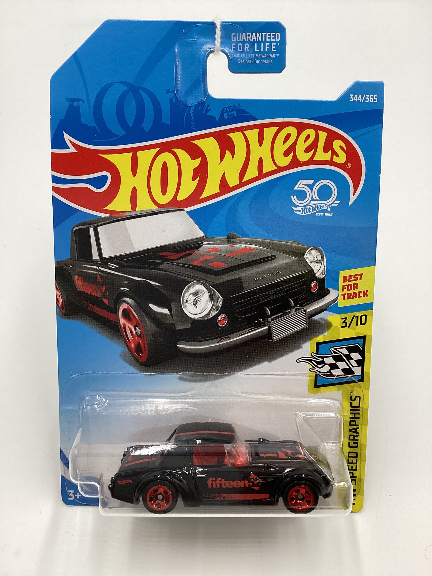 2018 Hot Wheels #344 Fairlady 2000 Black 79B