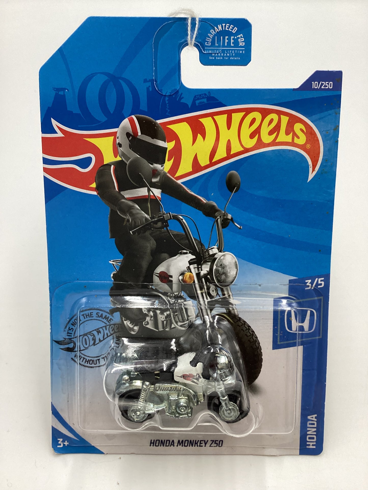 2020 Hot Wheels #10 Honda Monkey Z50 White 80D