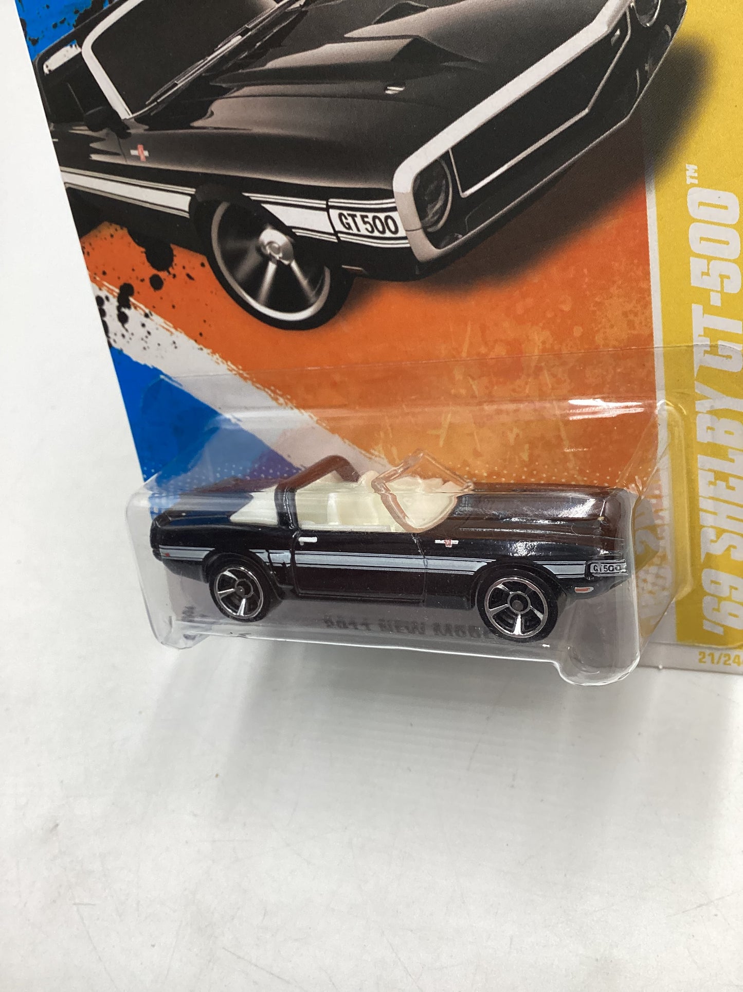 2011 Hot Wheels #21 69 Shelby GT-500 Black 25E