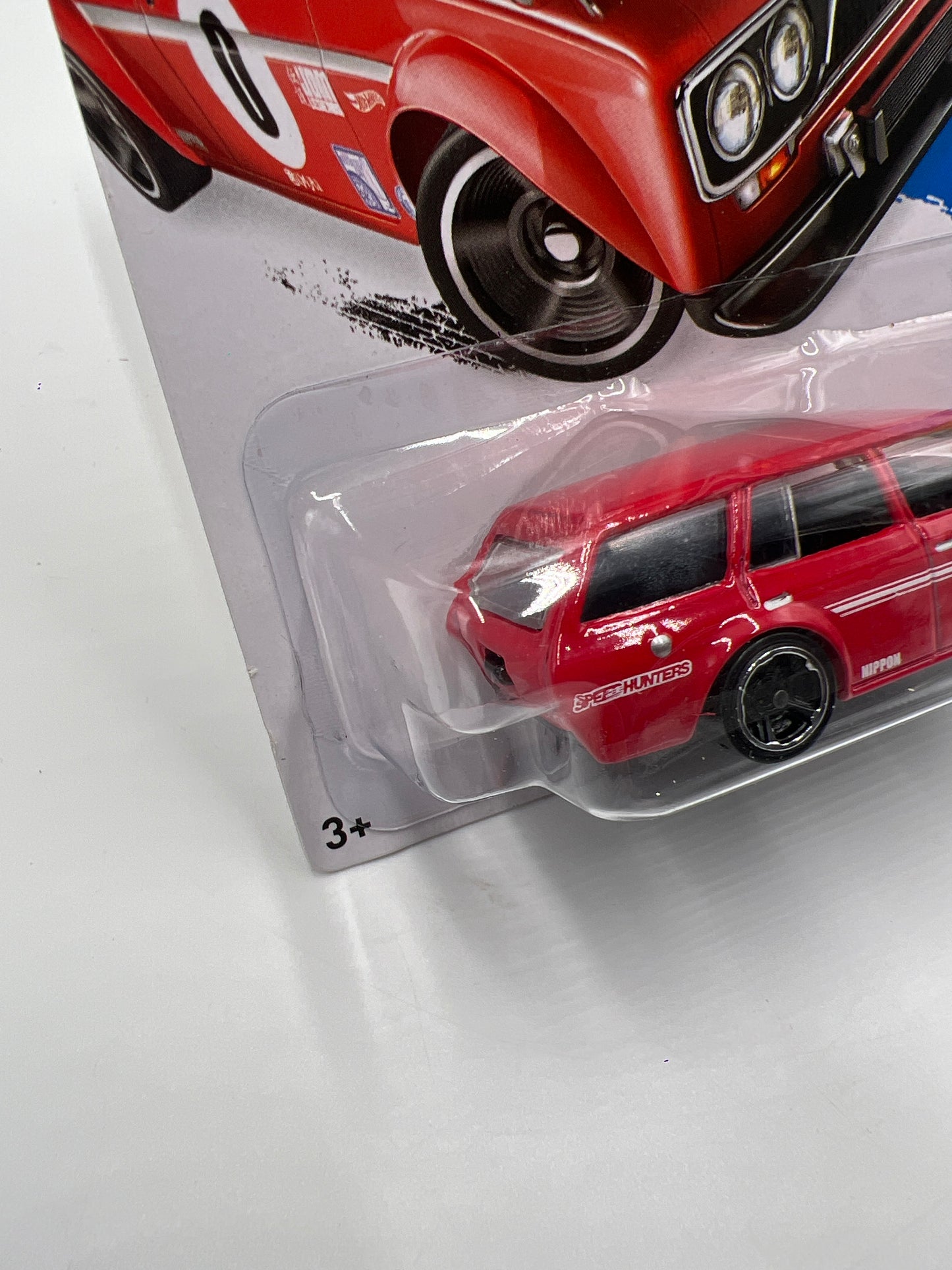 2014 Hot Wheels Workshop #206 71 Datsun Bluebird 510 Wagon Red (Smooth Grille) 88D