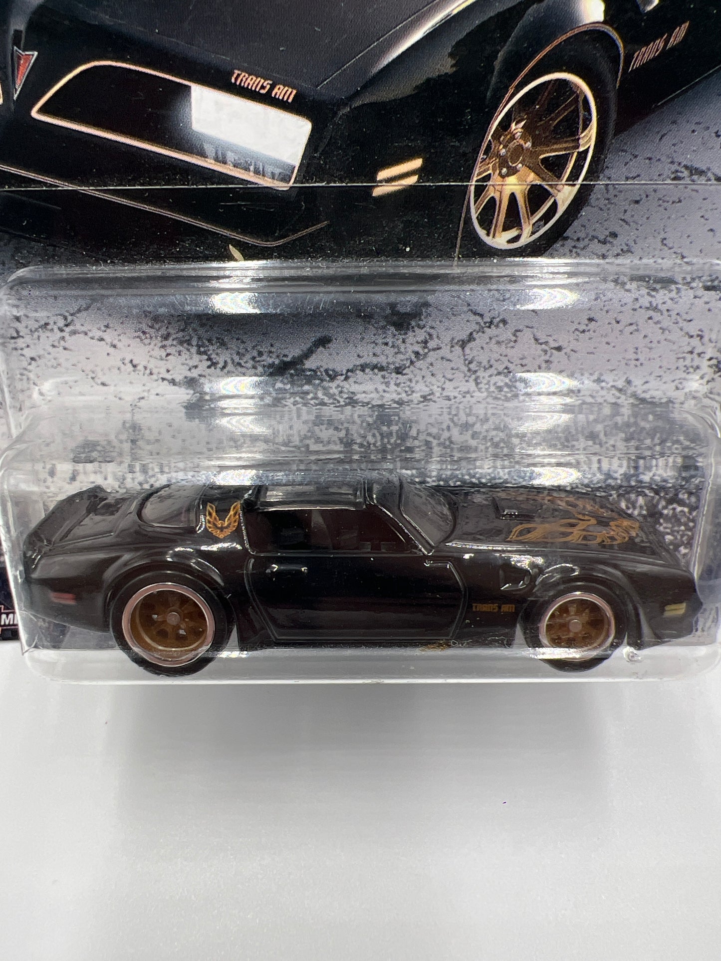 Hot Wheels Fast and Furious 1/4 Mile Muscle #3 77 Pontiac Firebird T/A Black Cracked Blister