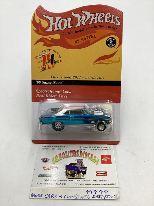 2014 Hot wheels RLC Rewards Car #09896/10200 66 Super Nova with protector