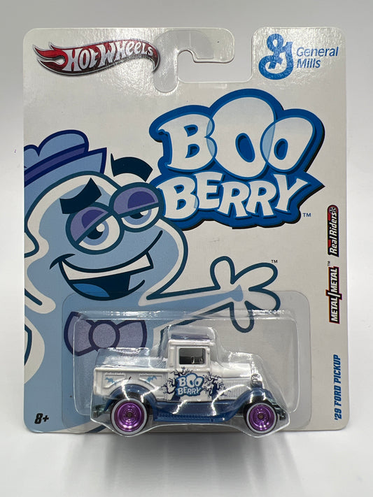 Hot Wheels Pop Culture Premium General Mills Boo Berry 29 Ford Pickup W/Protector