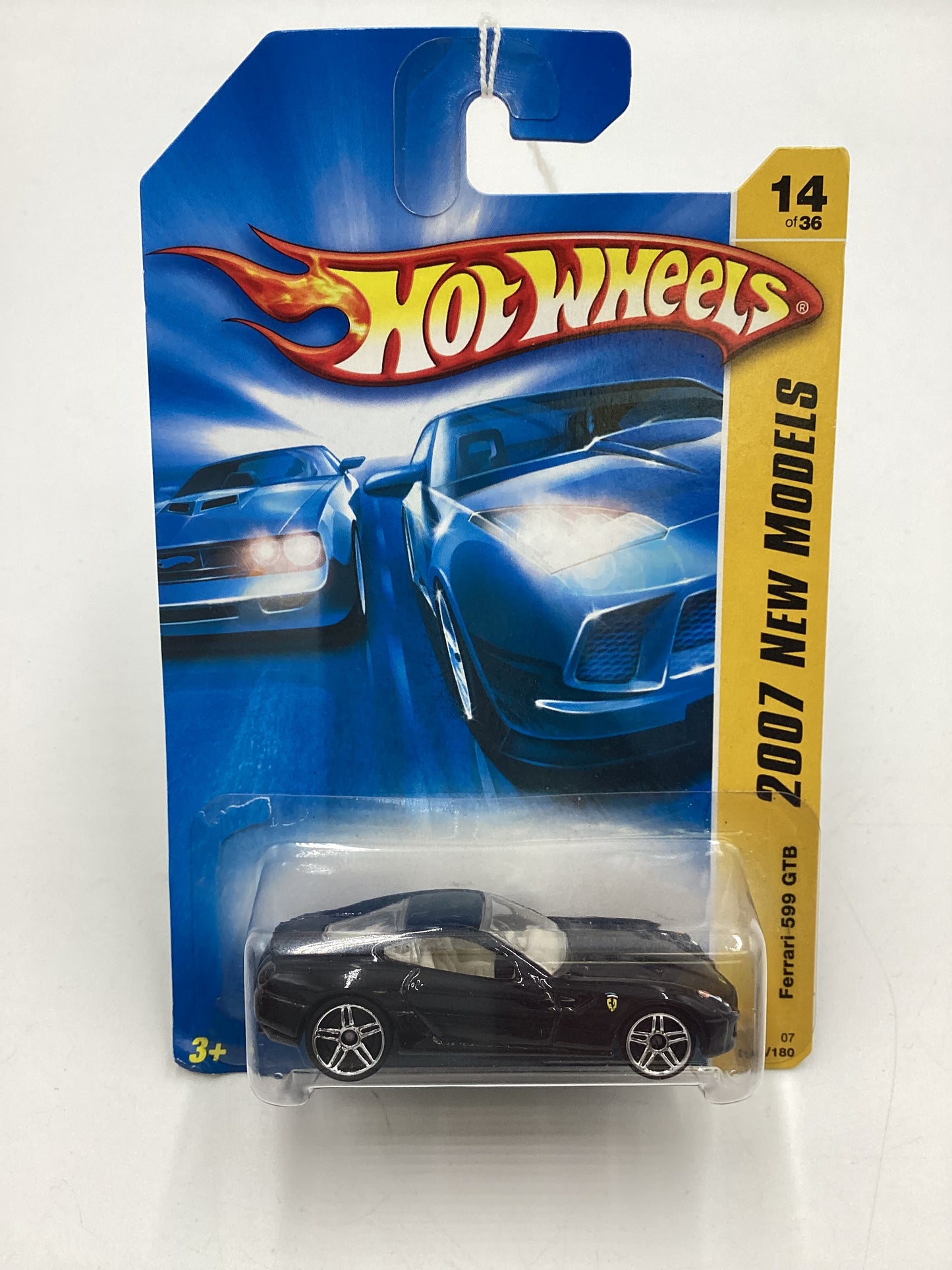 2007 Hot Wheels New Models #14 Ferrari 599 GTB Black SR