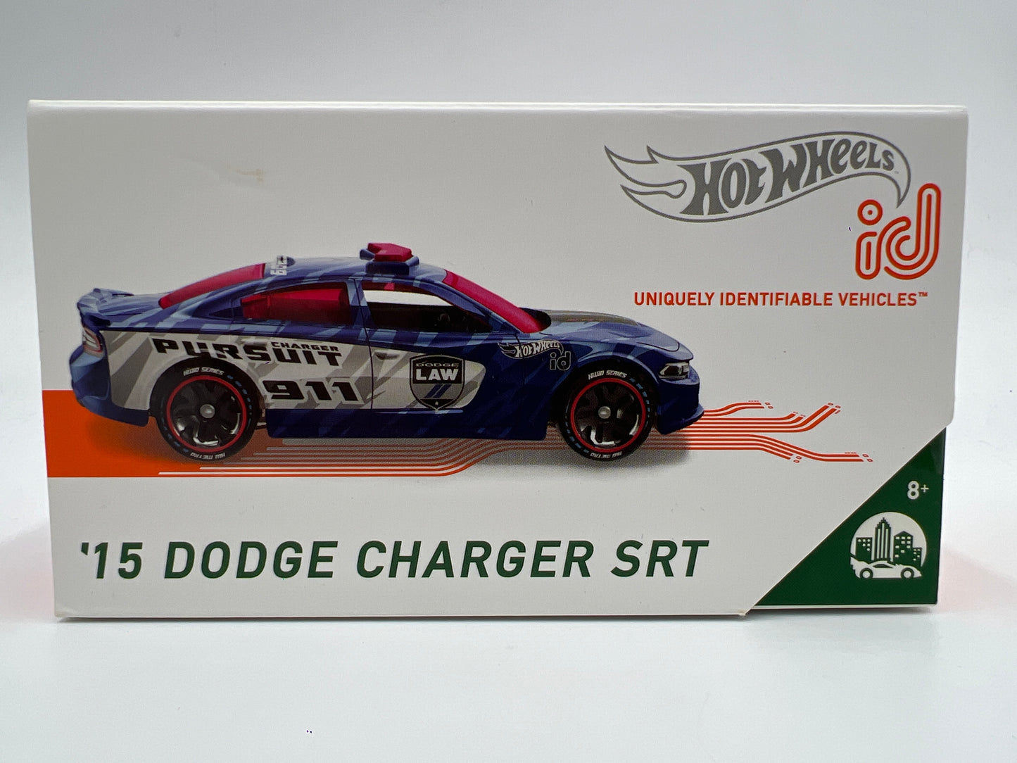 Hot Wheels iD Metro Series 1 #4 15 Dodge Charger SRT Blue Sealed