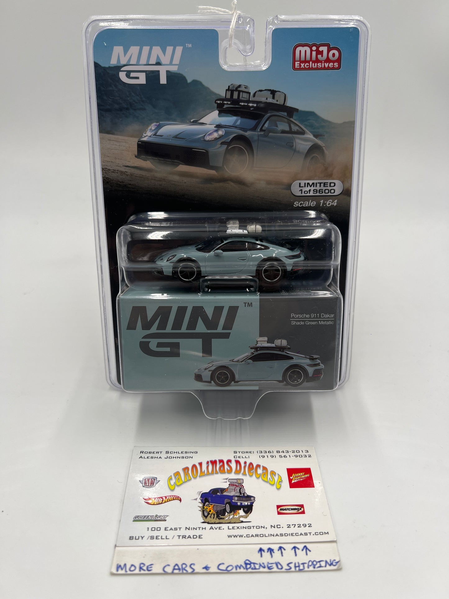 Mini GT Mijo Exclusives #780 Porsche 911 Dakar Shade Green