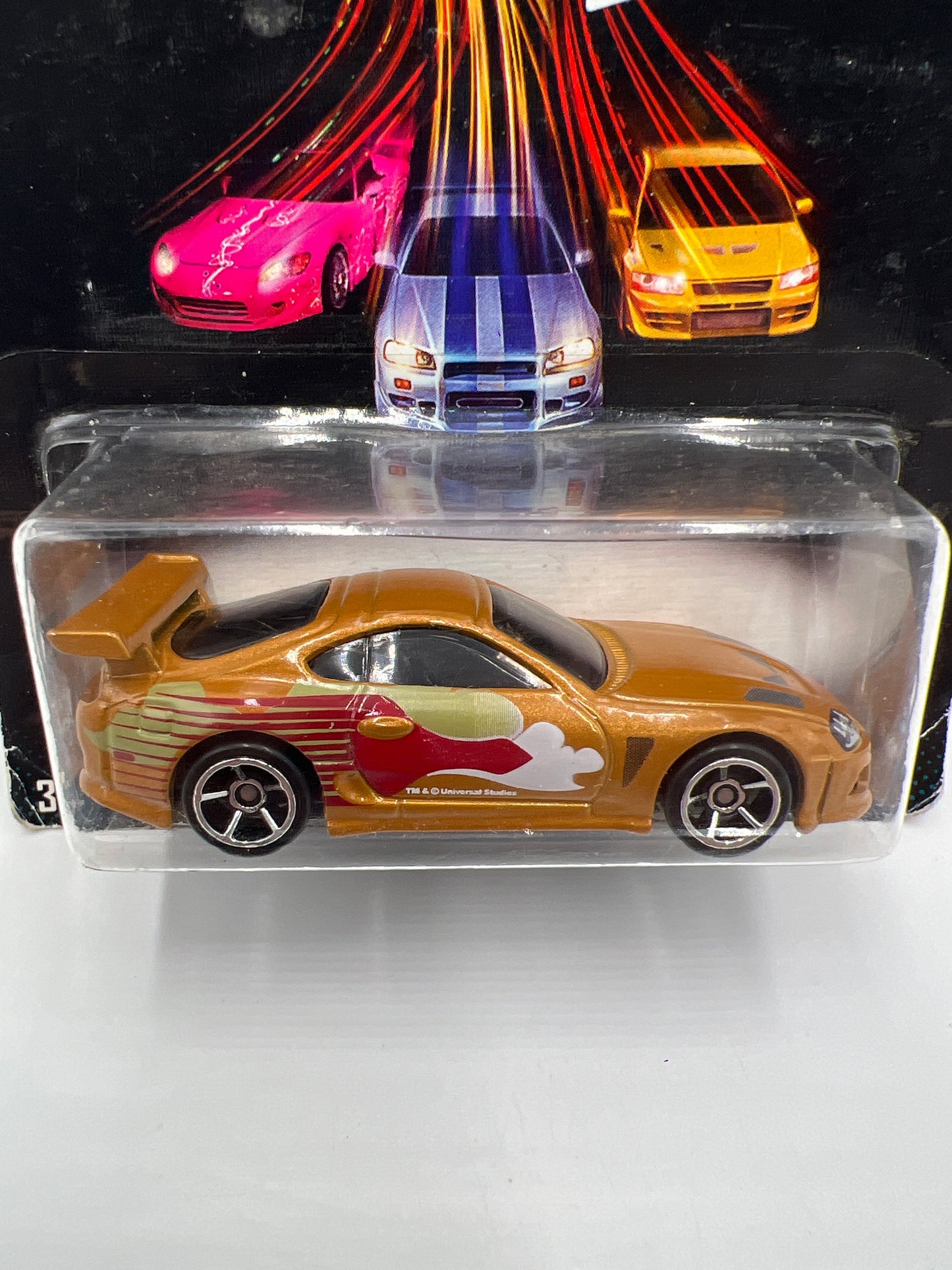 Hot Wheels Fast and Furious #2 94 Toyota Supra W/Protector
