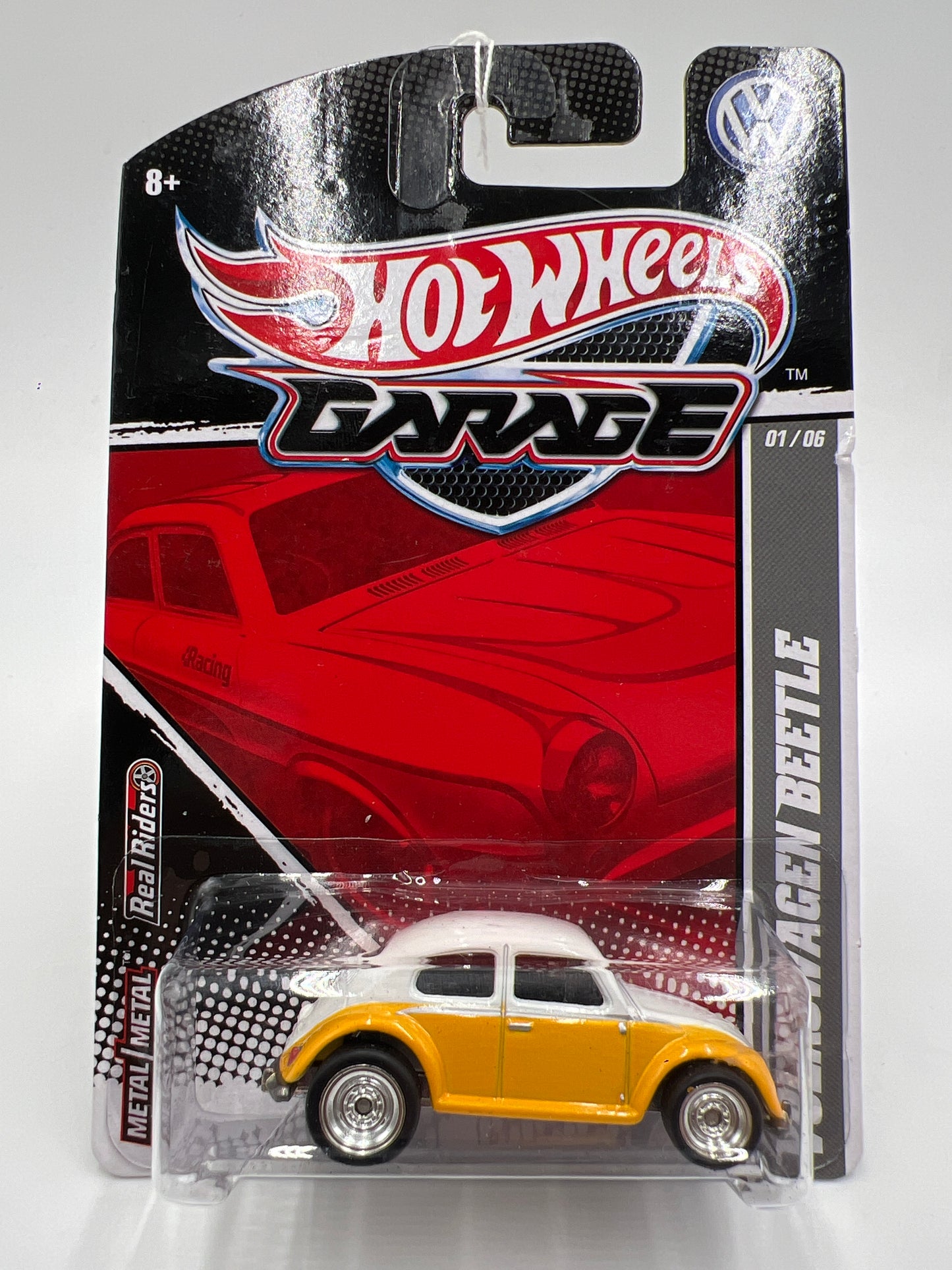 Hot Wheels Premium Garage Series #1 Volkswagen Beetle Yellow/White
