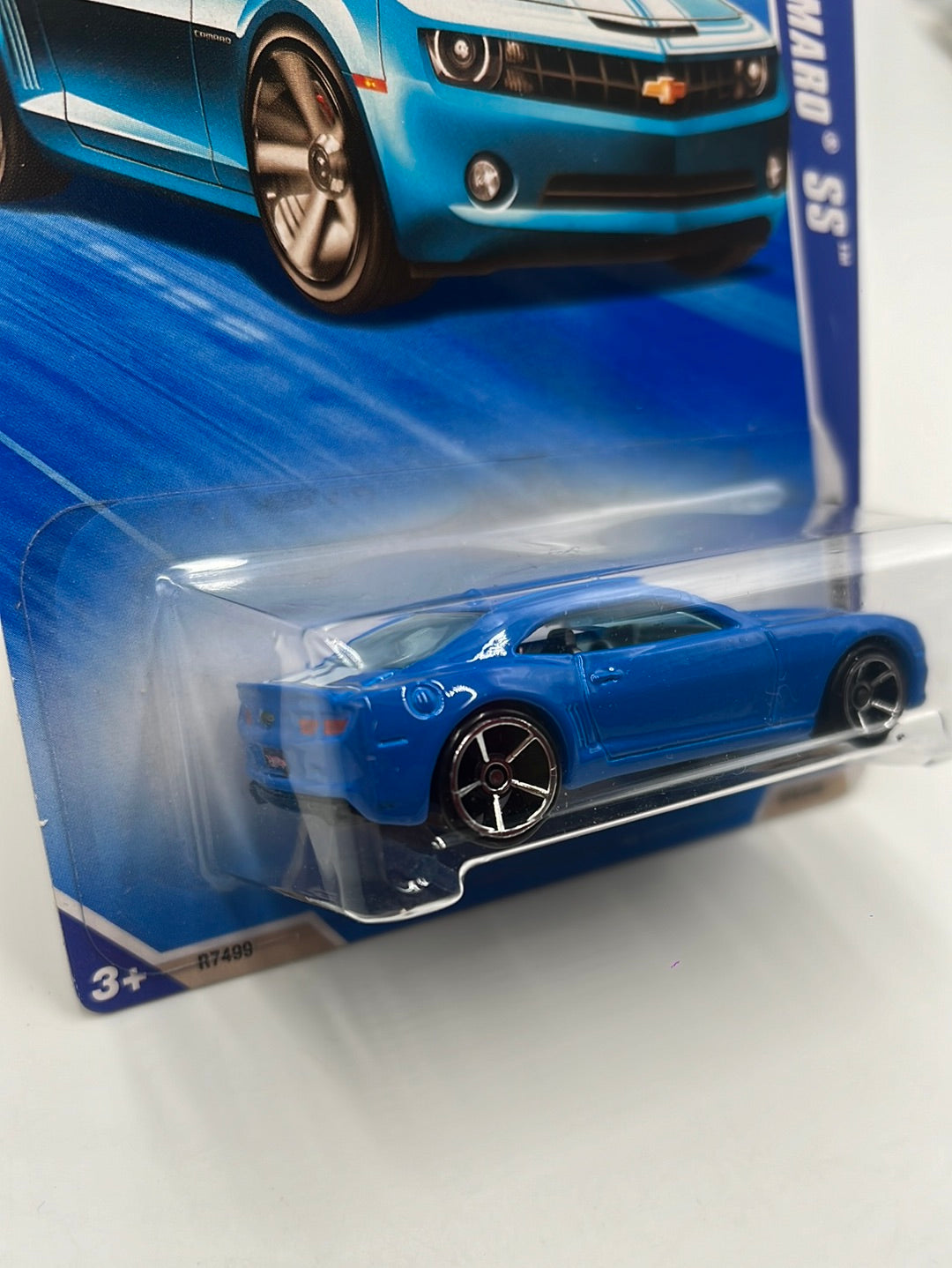 2010 Hot Wheels HW Garage ‘10 Camaro SS Walmart Exclusive Blue  74/240 7F