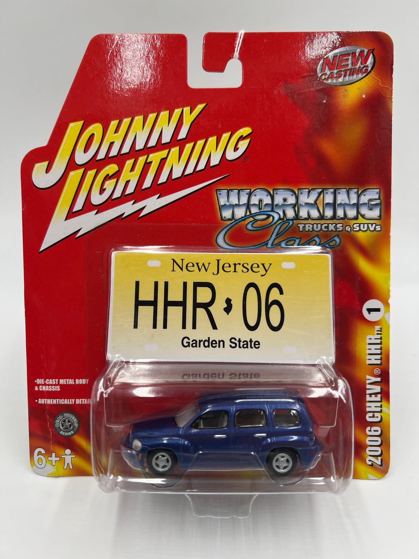 Johnny Lightning Working Class #1 2006 Chevy HHR Blue Card Not Perfect 220D