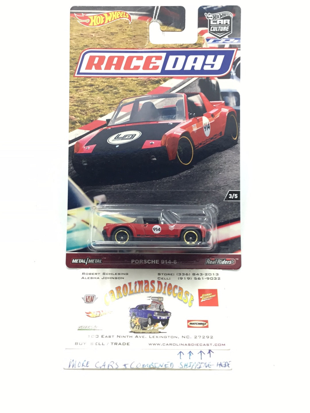 Hot wheels Race Day Porshe 914-6