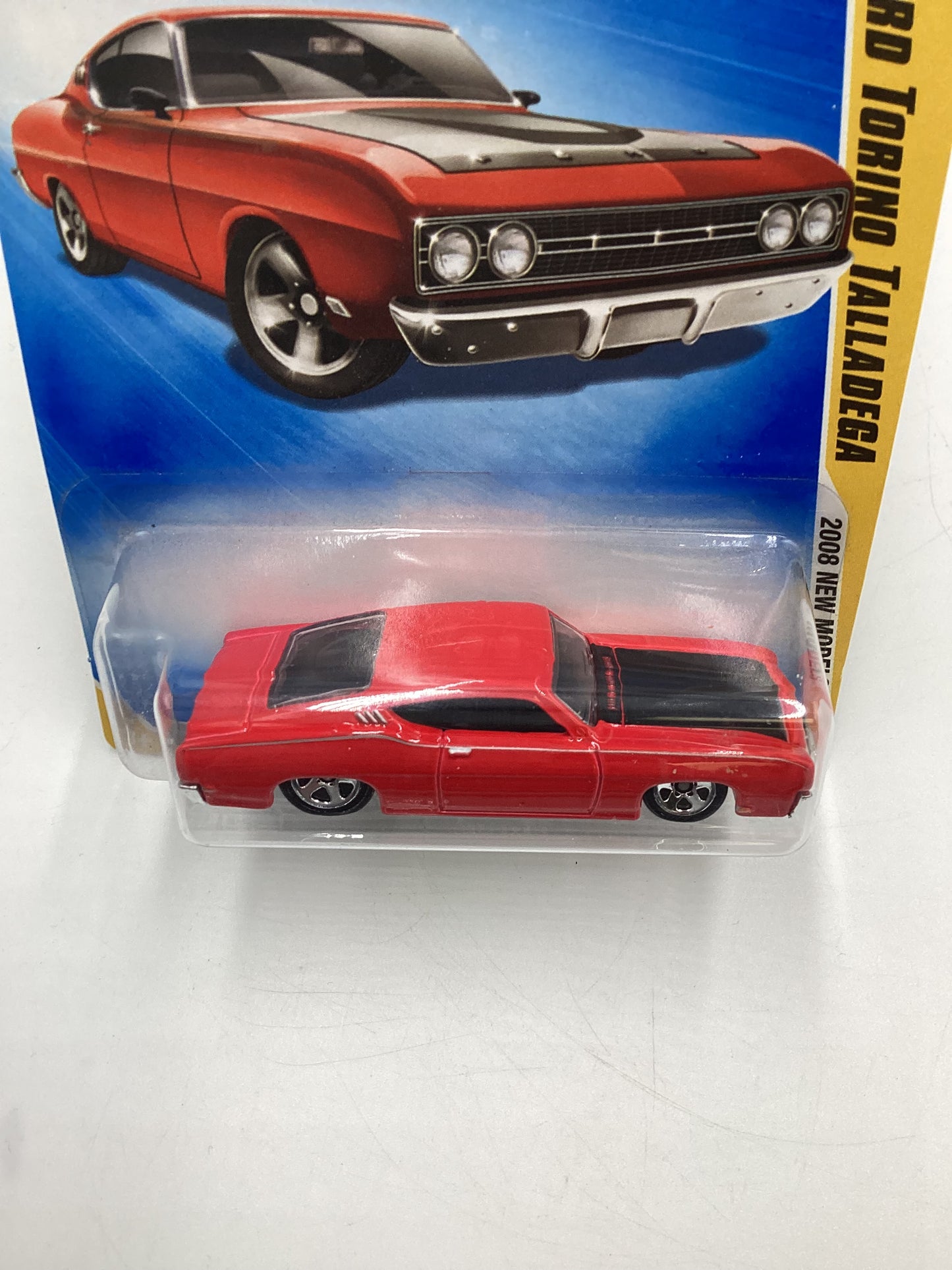 2008 Hot Wheels New Models #19 69 Ford Torino Talledega Red 27B