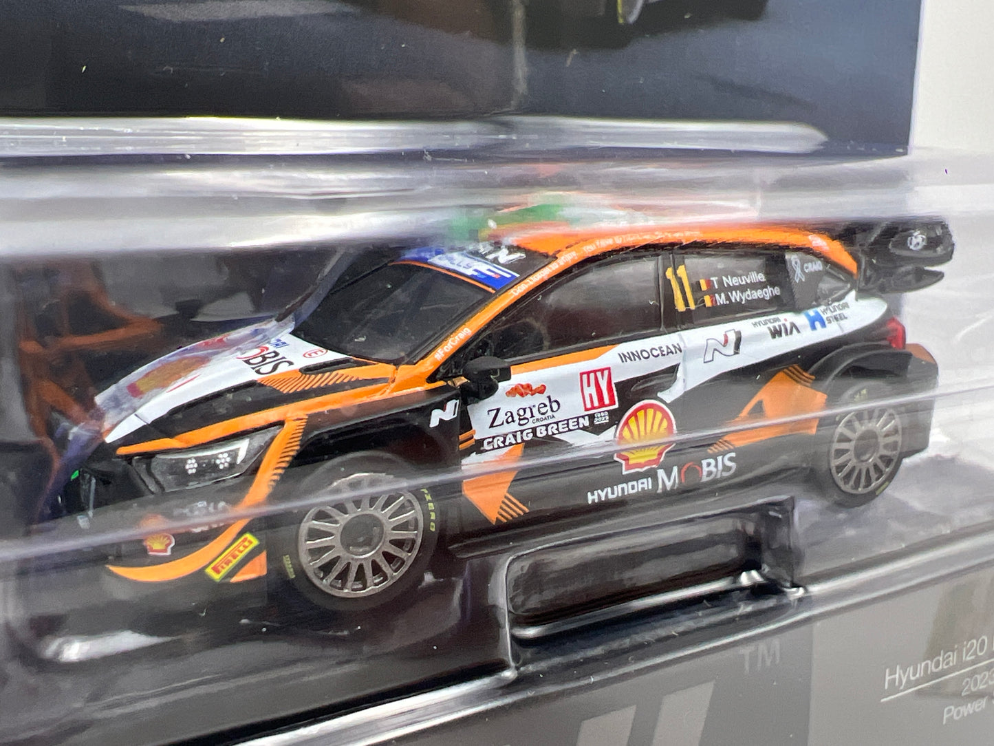 Mini GT #972 Hyundai i20 N Rally1 #11 2023 Croatia Power Stage Winner
