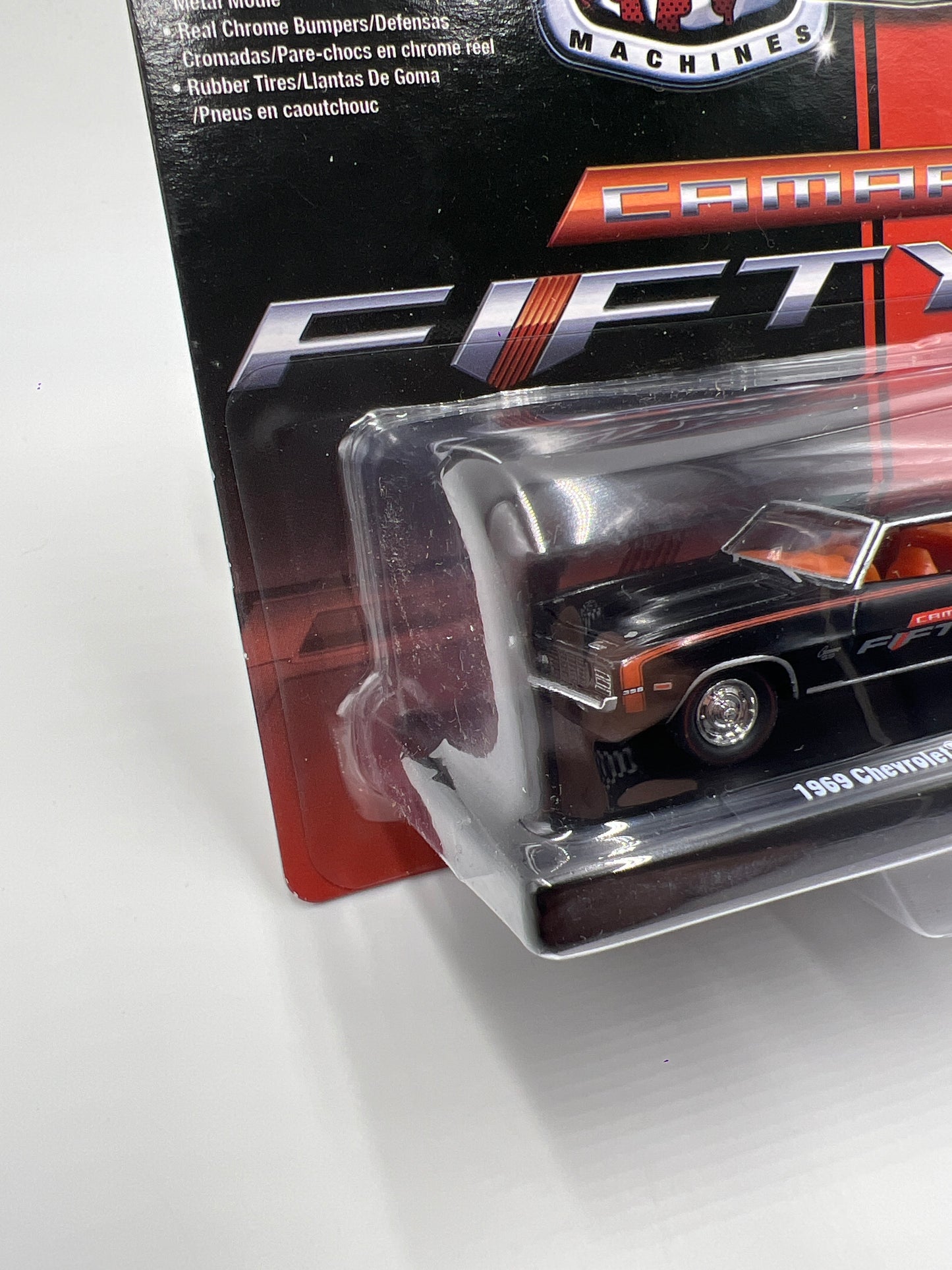 M2 Machines Auto Drivers Camaro Fifty 1969 Chevrolet Camaro SS/RS 396 Black R45 192F