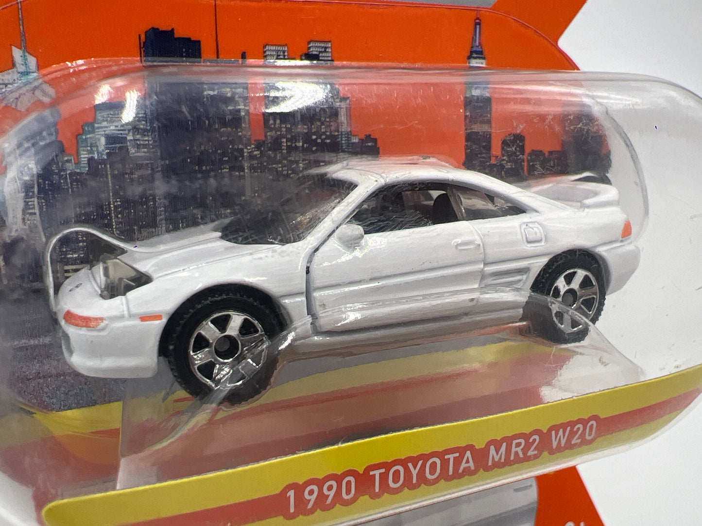 Matchbox Moving Parts #47 1990 Toyota MR2 W20 White W/Headlights Up SR