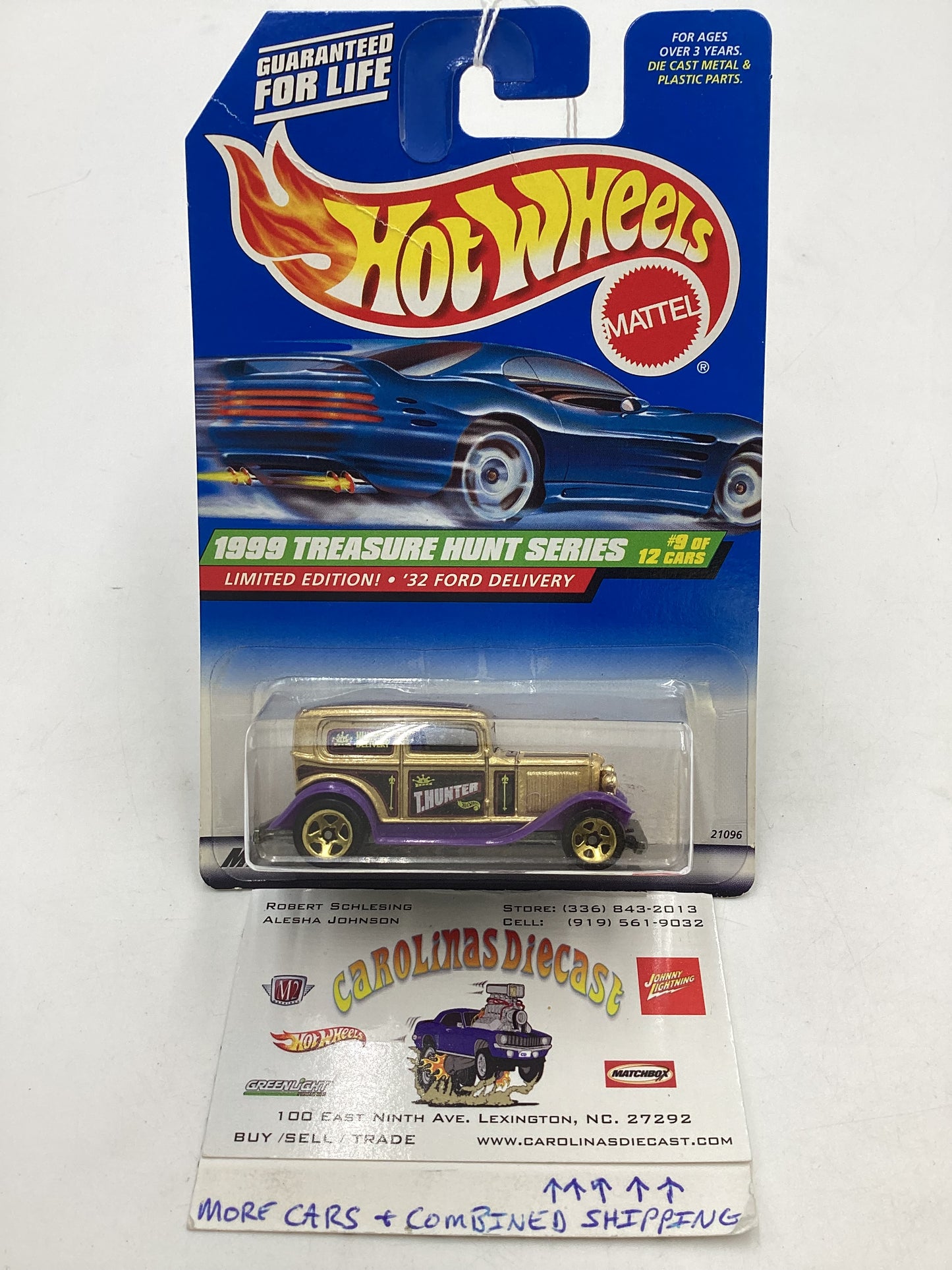 1999 Hot Wheels Treasure Hunt Series 9/12 32 Ford Delivery #937 276F