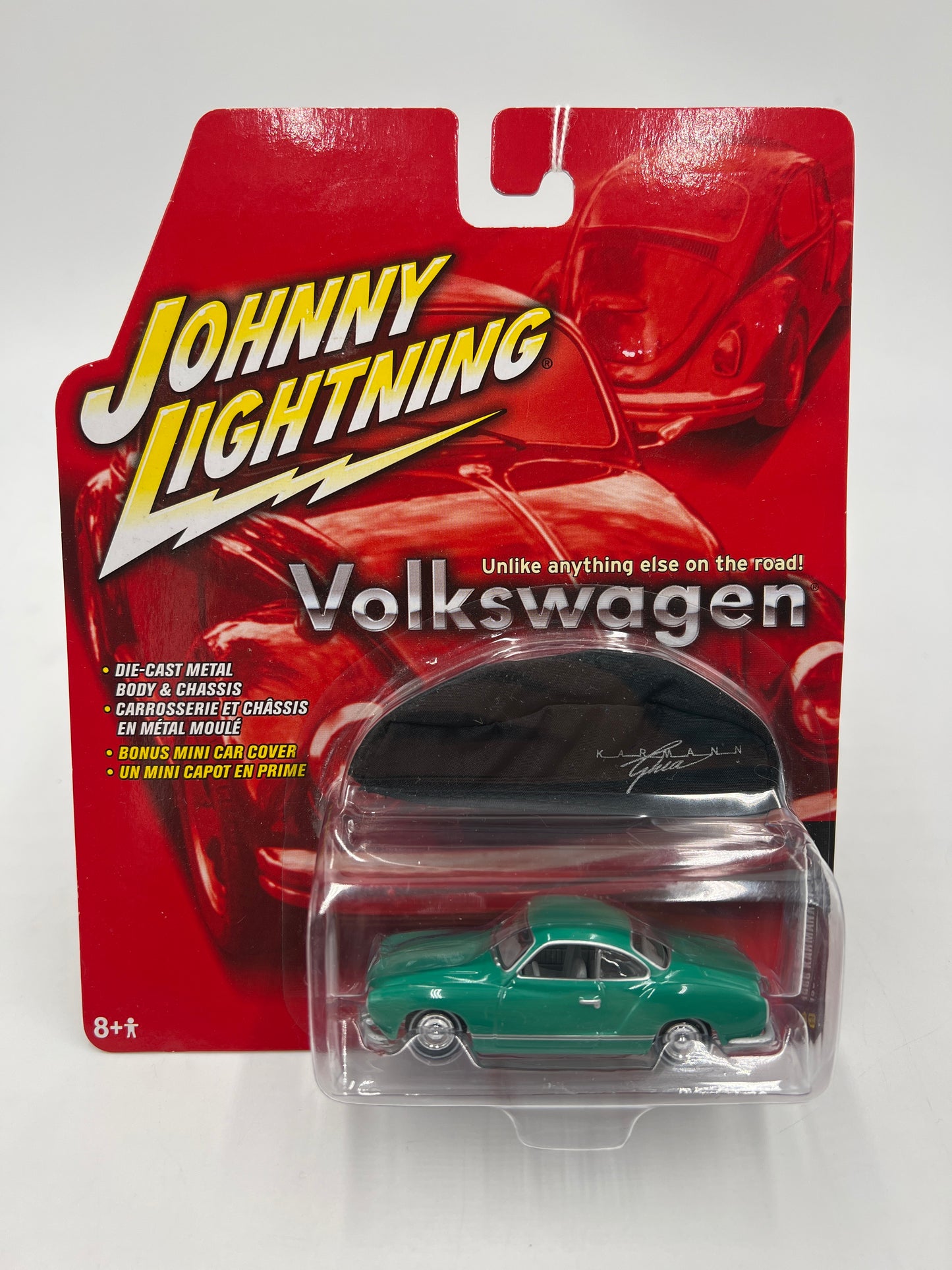 Johnny Lightning Volkswagen 1965 Karmann Ghia Green 220B