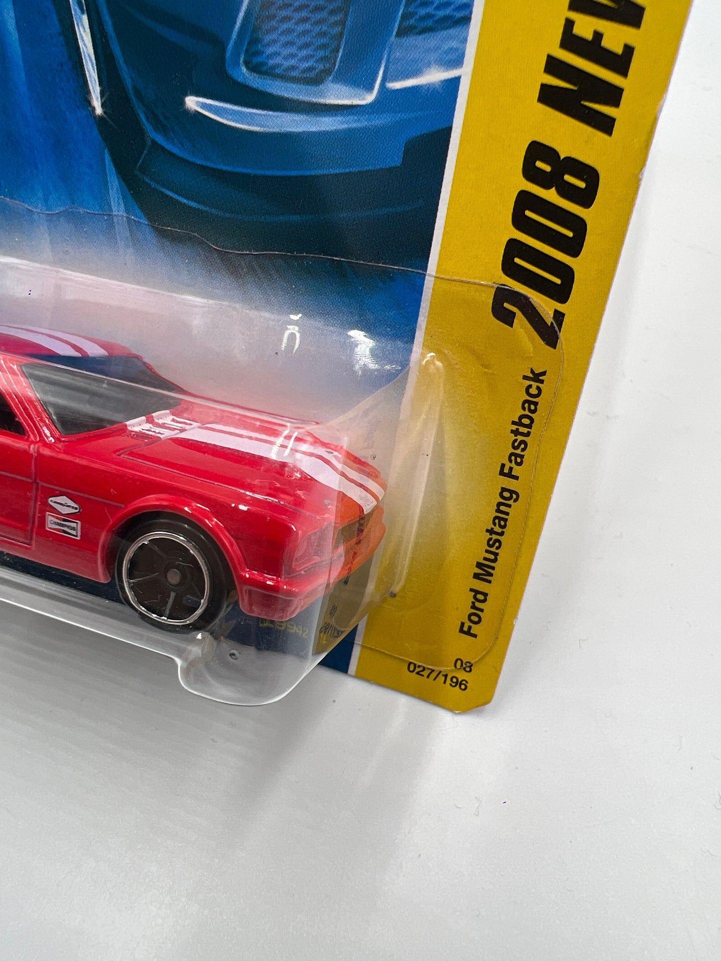 2008 Hot Wheels New Models #27 Ford Mustang Fastback Red 24F