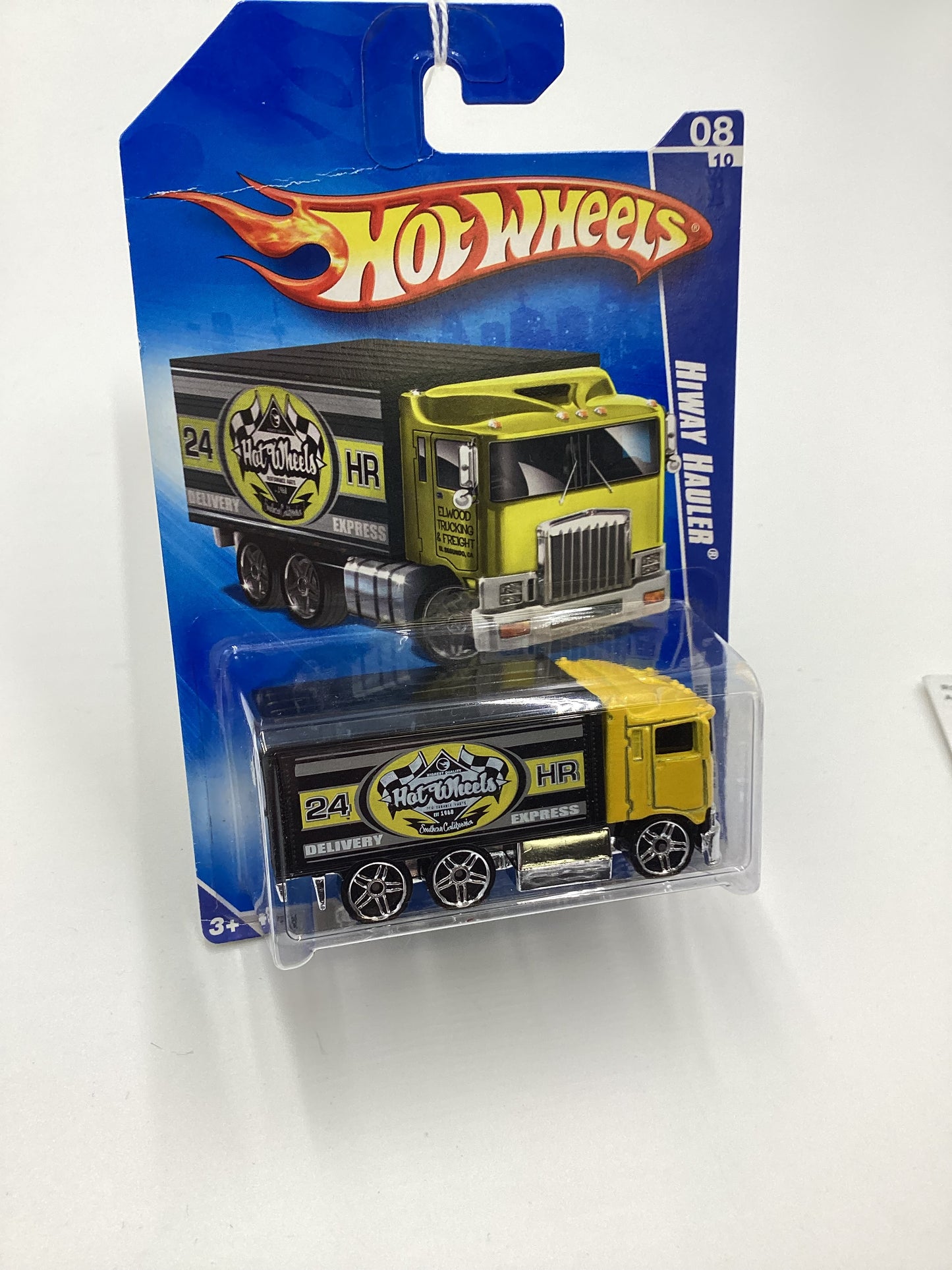 2009 Hot wheels #114 Hiway Hauler Yellow Vein on Top Left 116D