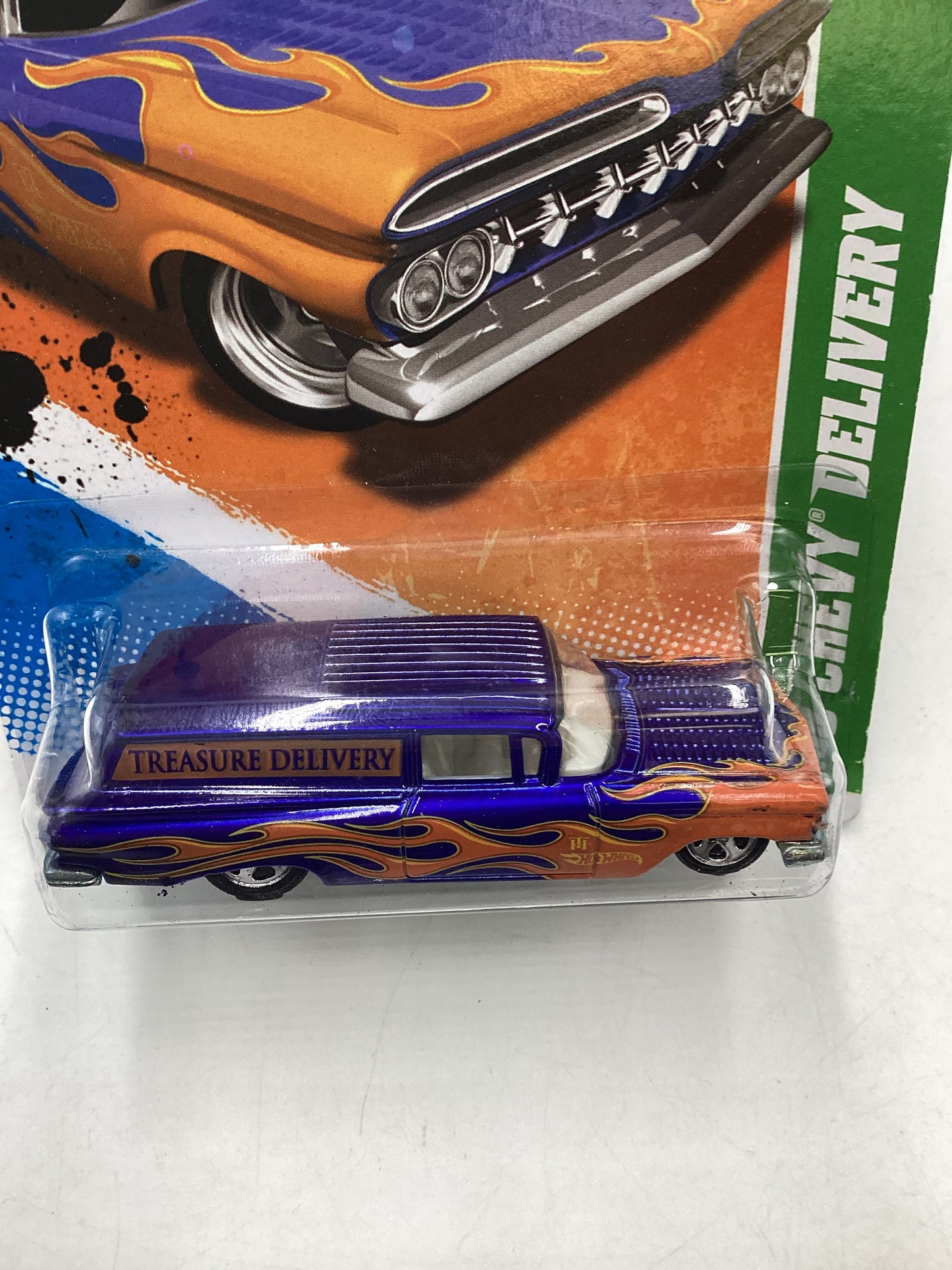 2011 Hot Wheels Treasure Hunts #65 59 Chevy Delivery Blue 273C