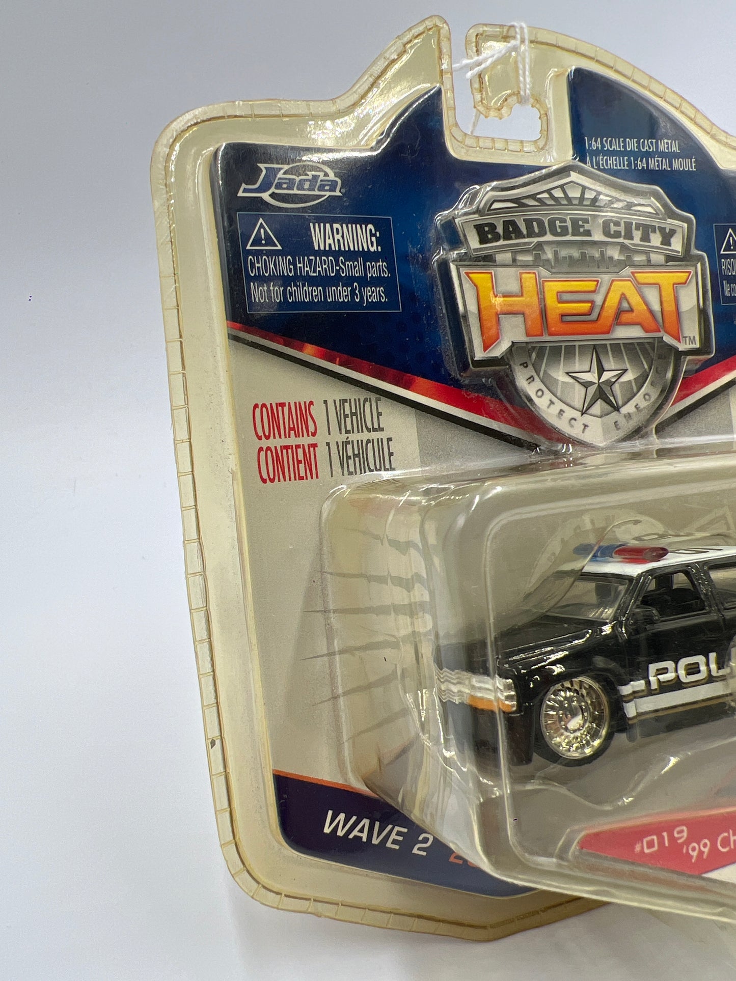 2010 Jada Badge City Heat Wave 2 #19 99 Chevy Silverado Dooley Police 186B