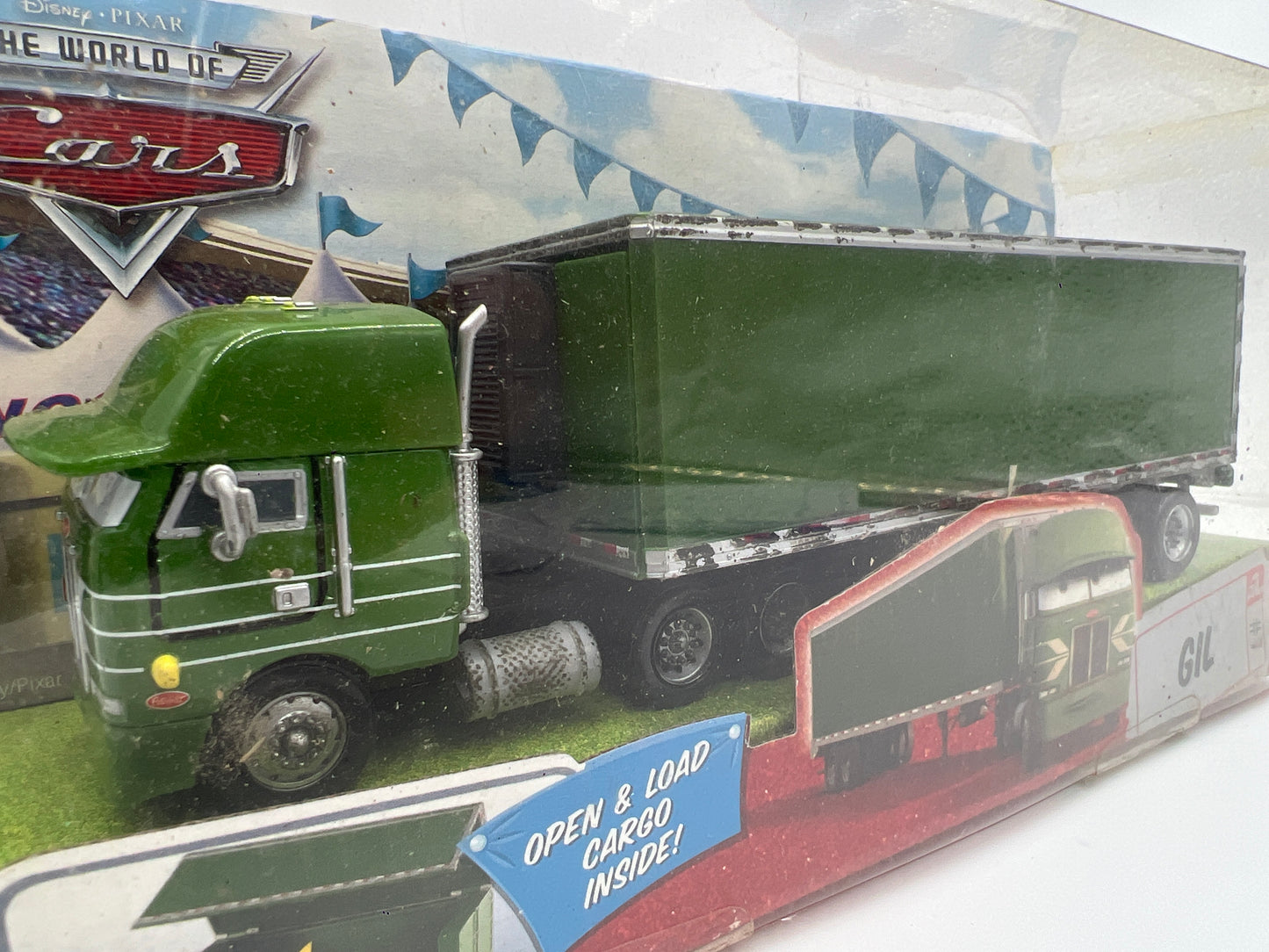 Disney Pixar The World Of Cars Hauler #7 Gil Green