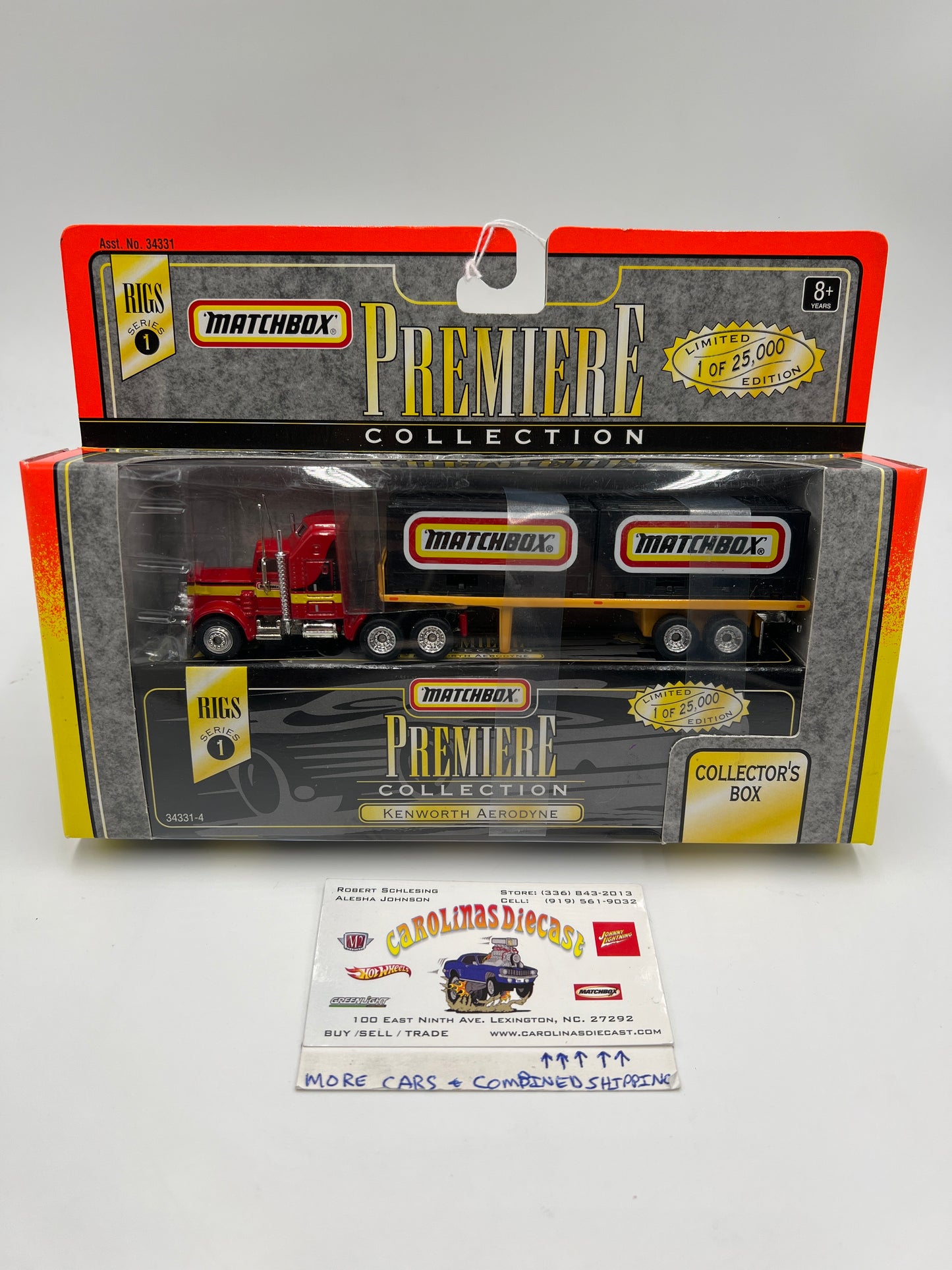 Matchbox Premiere Rigs Series 1 Kenworth Aerodyne Red