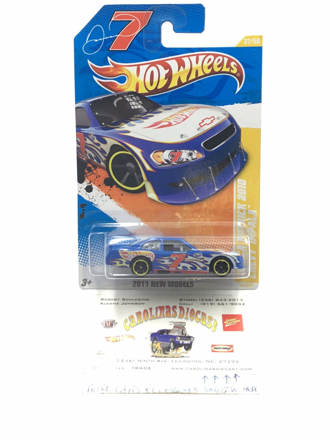 2011 Hot Wheels #37 Danica Patrick Impala 9C