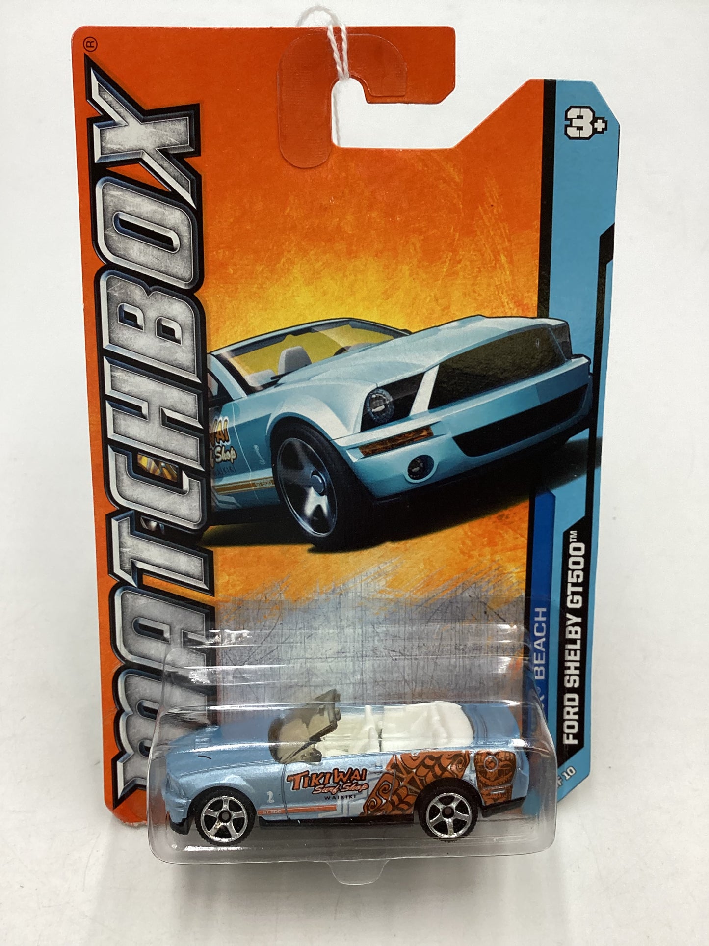 Matchbox MBX Beach #6 Ford Shelby GT500 Light Blue 208E